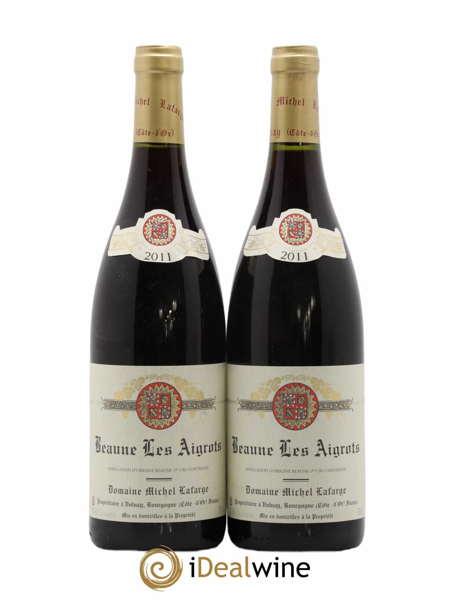 Beaune 1er Cru Les Aigrots Lafarge (Domaine) 2011 - Lot of 2 bottles - 0