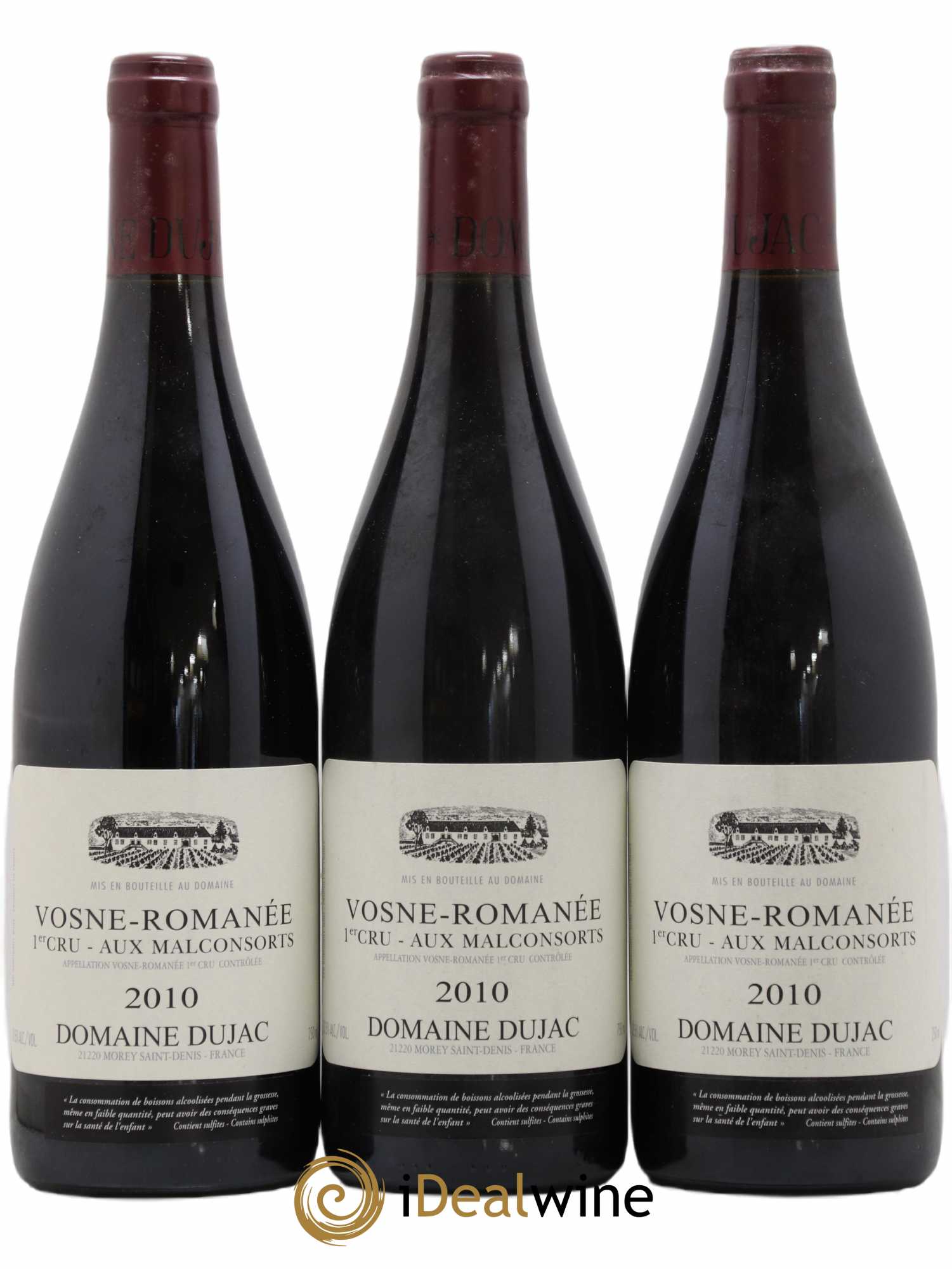 Vosne-Romanée 1er Cru Aux Malconsorts Dujac (Domaine) 2010 - Lot de 3 bouteilles - 0