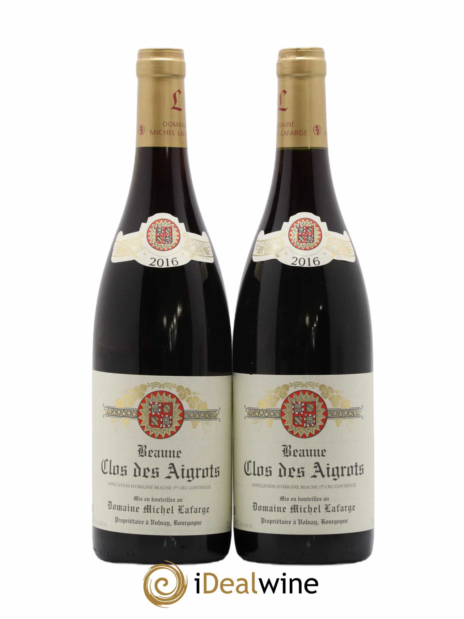 Beaune 1er Cru Les Aigrots Lafarge (Domaine) 2016 - Lot of 2 bottles - 0
