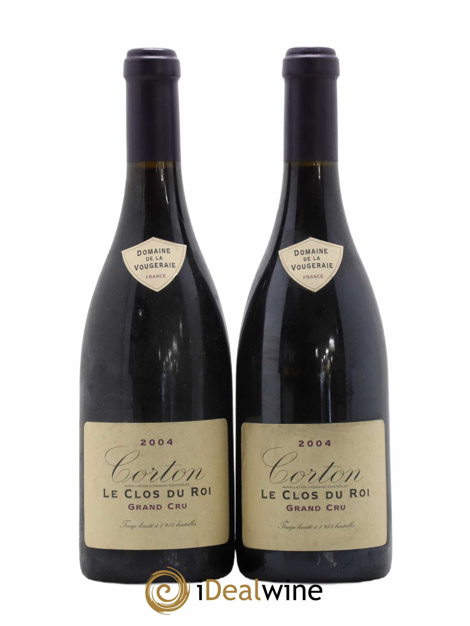 Corton Grand Cru Le Clos du Roi La Vougeraie 2004 - Lot de 2 bouteilles - 0
