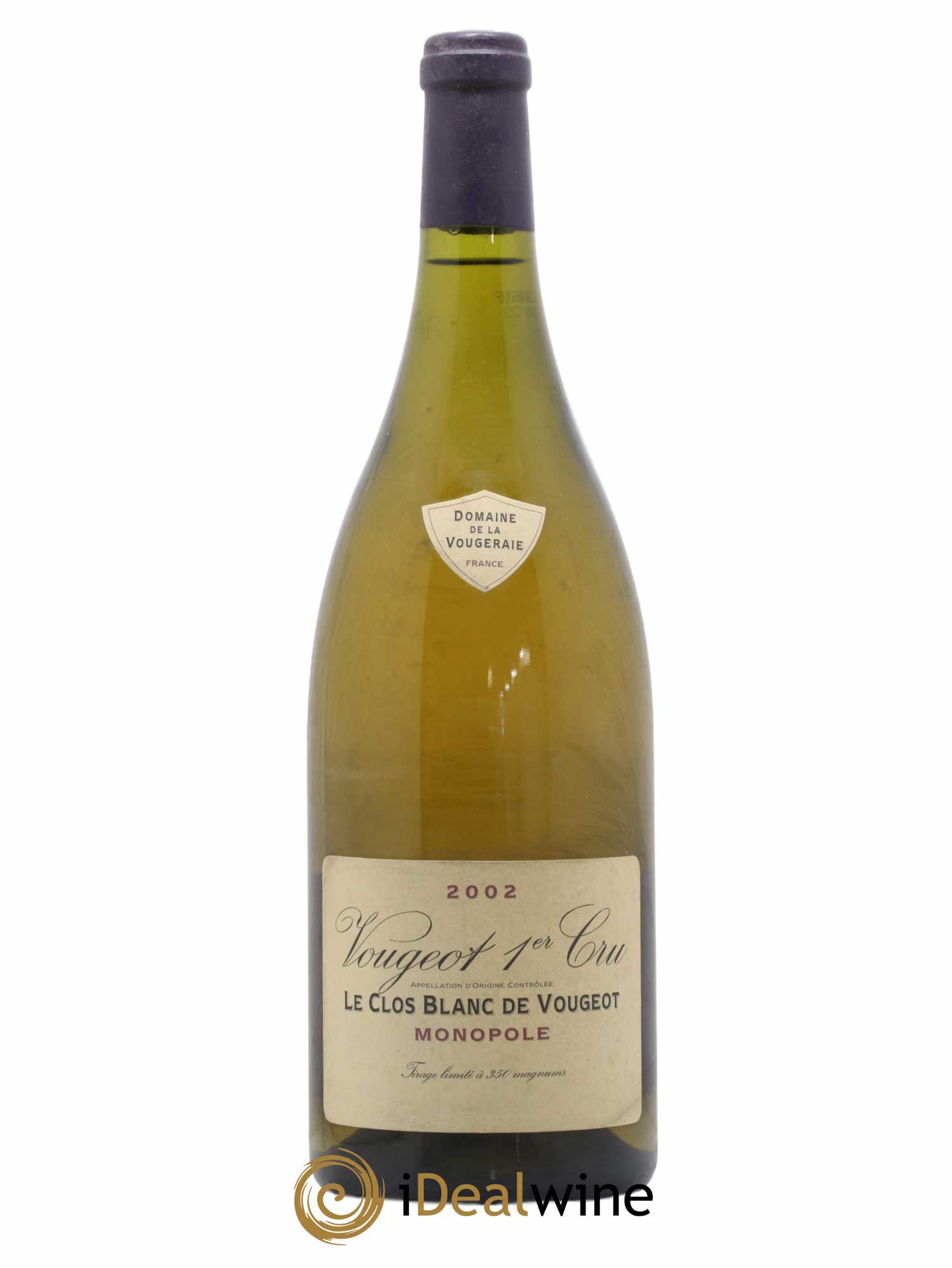 Vougeot 1er Cru Le Clos Blanc de Vougeot La Vougeraie 2002 - Lot de 1 magnum - 0