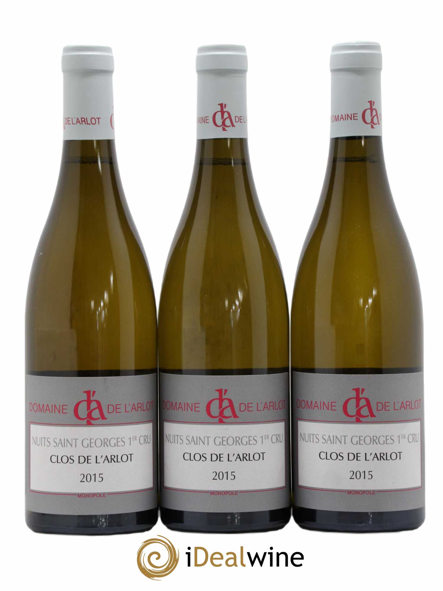 Nuits-Saint-Georges 1er Cru Clos de l'Arlot Domaine de l'Arlot 2015 - Lot de 3 bouteilles - 0