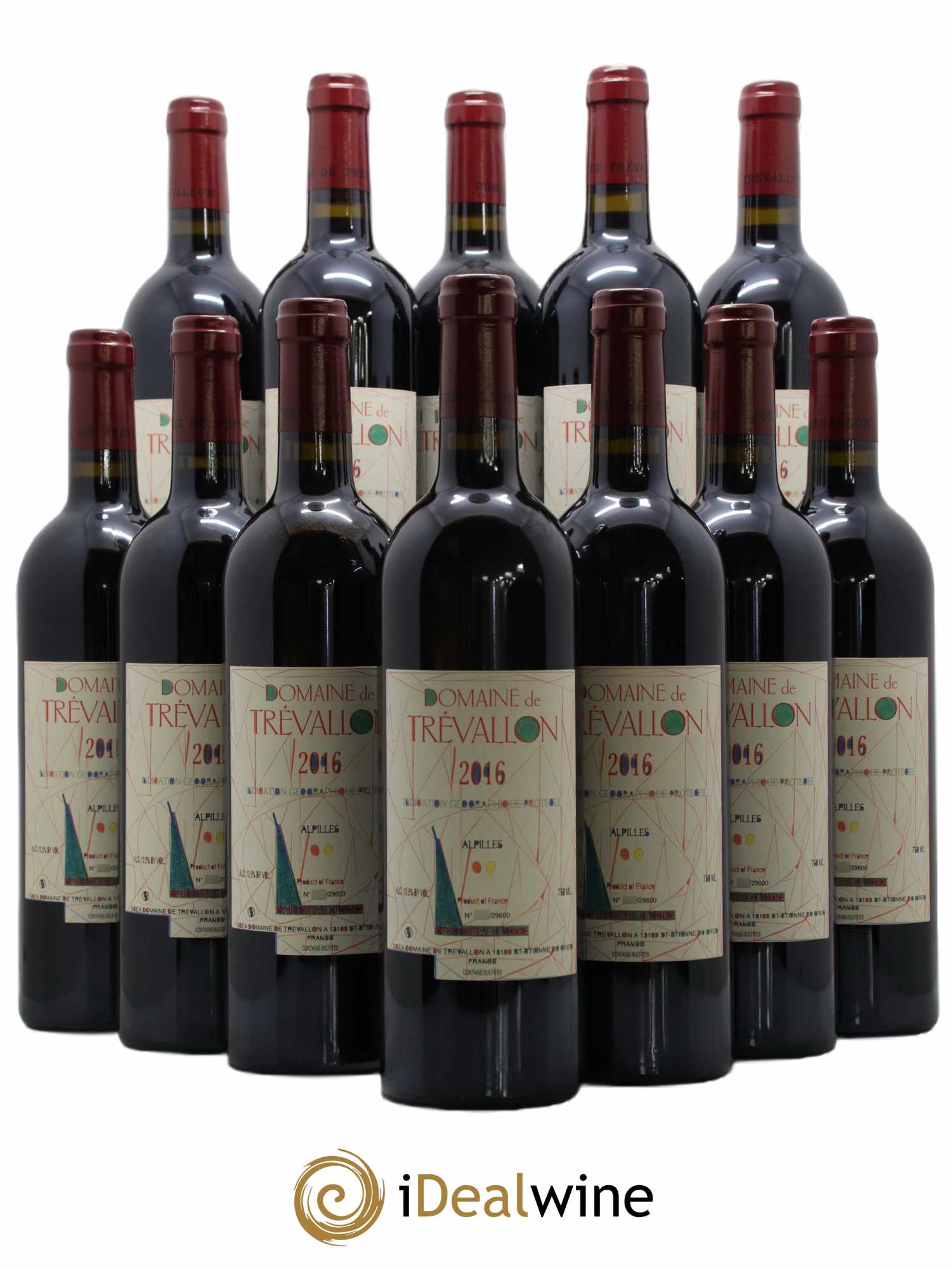 Alpilles Trévallon (Domaine de) Eloi Dürrbach 2016 - Lot de 12 bouteilles - 0