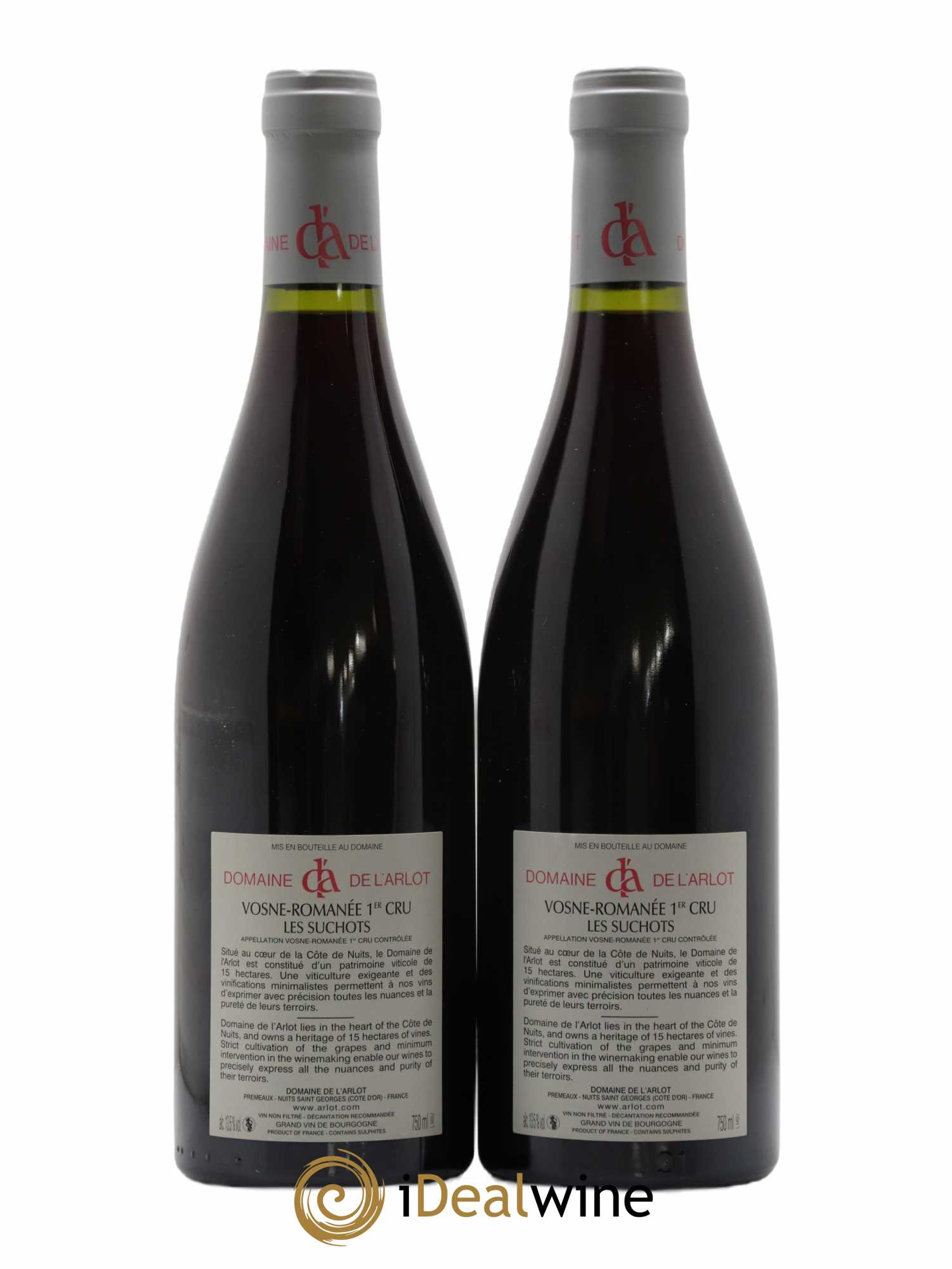 Vosne-Romanée 1er Cru Les Suchots Domaine de l'Arlot 2013 - Lot de 2 bouteilles - 1