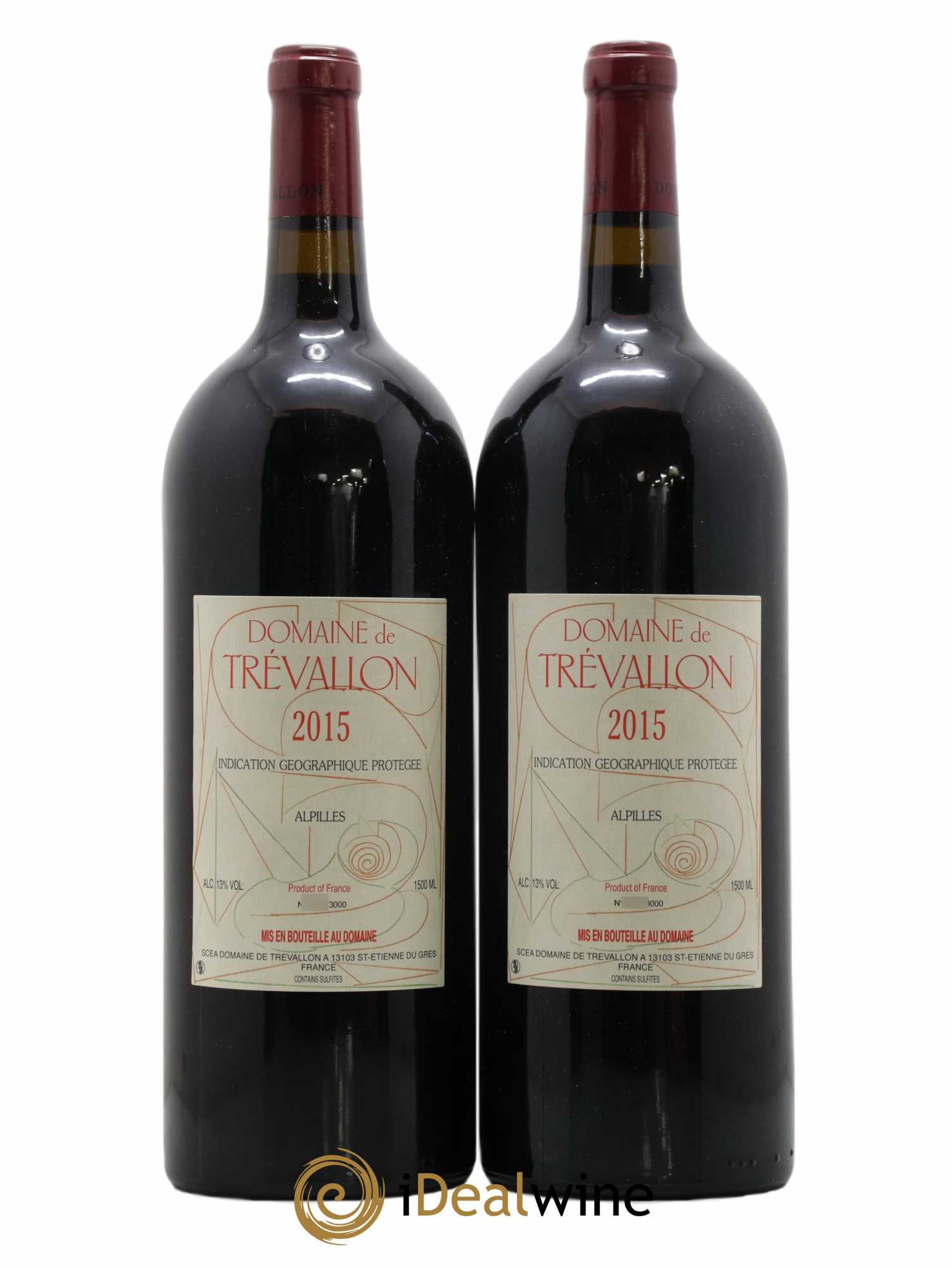 Alpilles Trévallon (Domaine de) Eloi Dürrbach 2015 - Lot de 2 magnums - 0