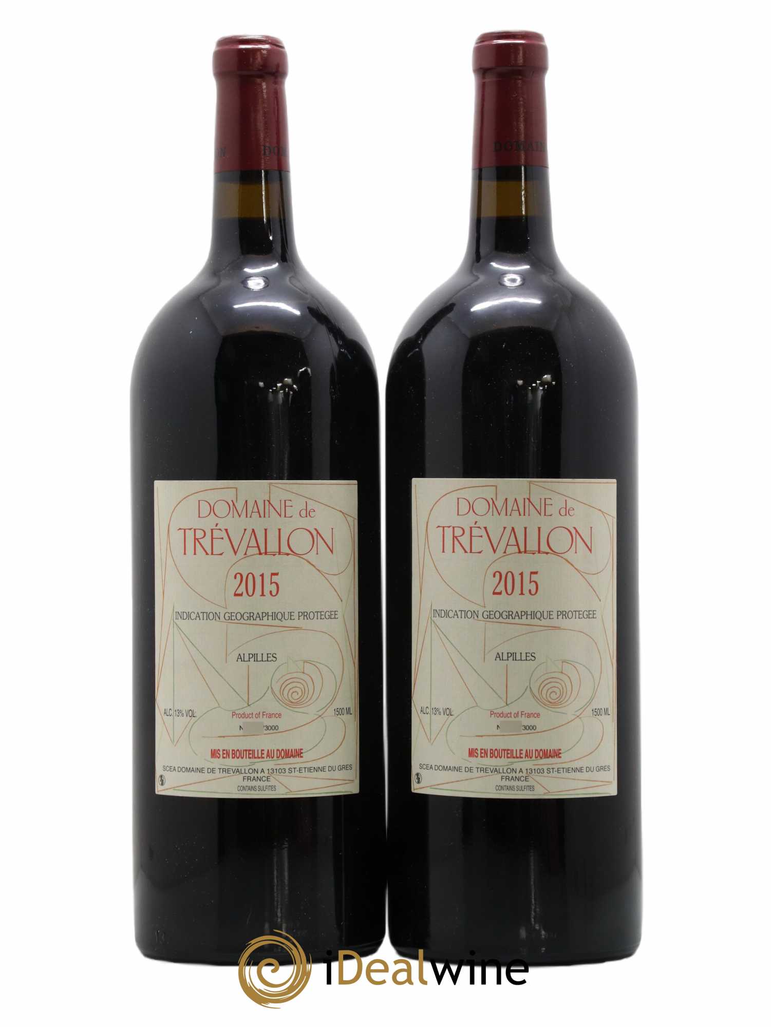 Alpilles Trévallon (Domaine de) Eloi Dürrbach 2015 - Lot de 2 magnums - 0