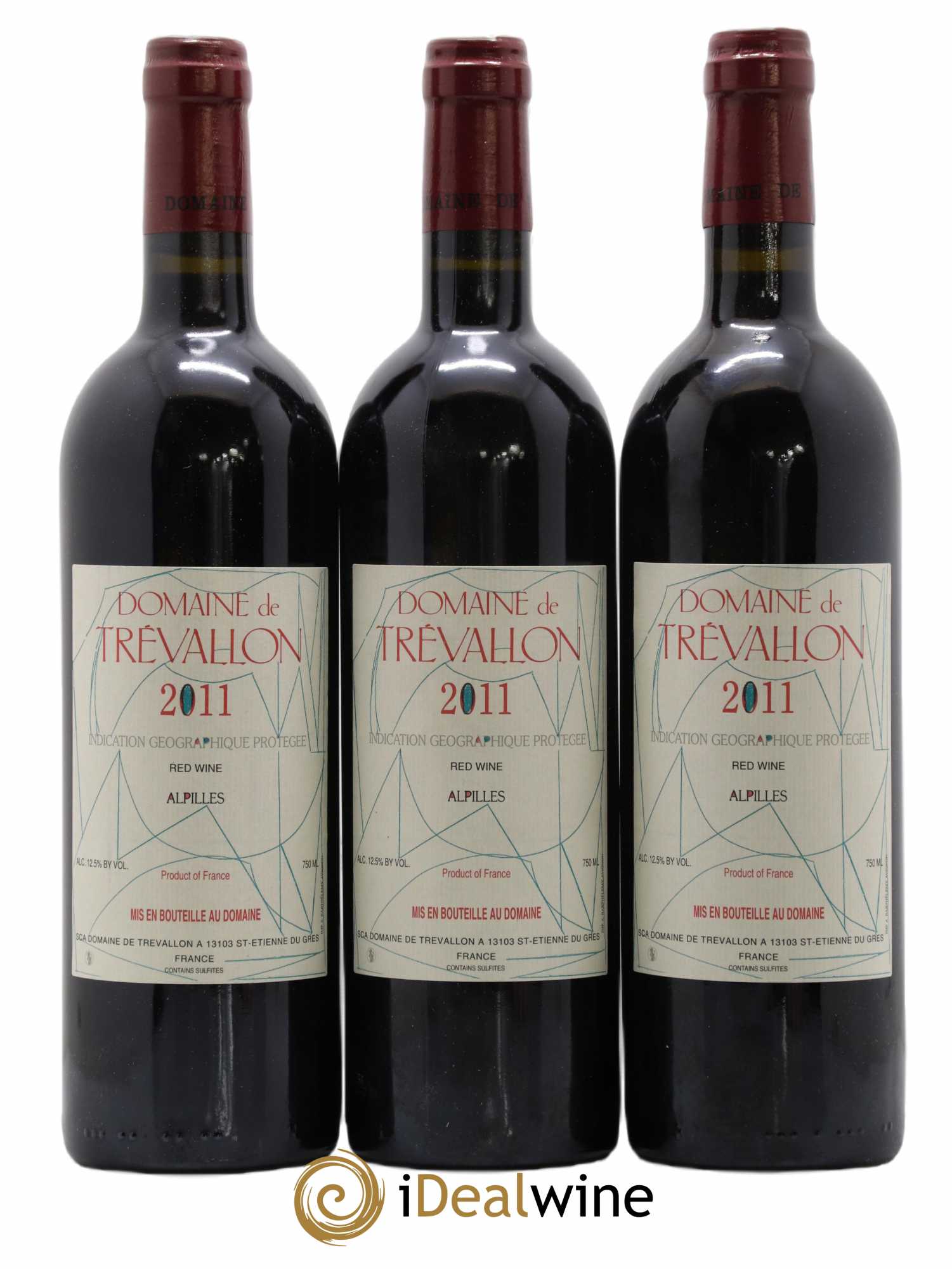 Alpilles Trévallon (Domaine de) Eloi Dürrbach 2011 - Lot de 3 bouteilles - 0