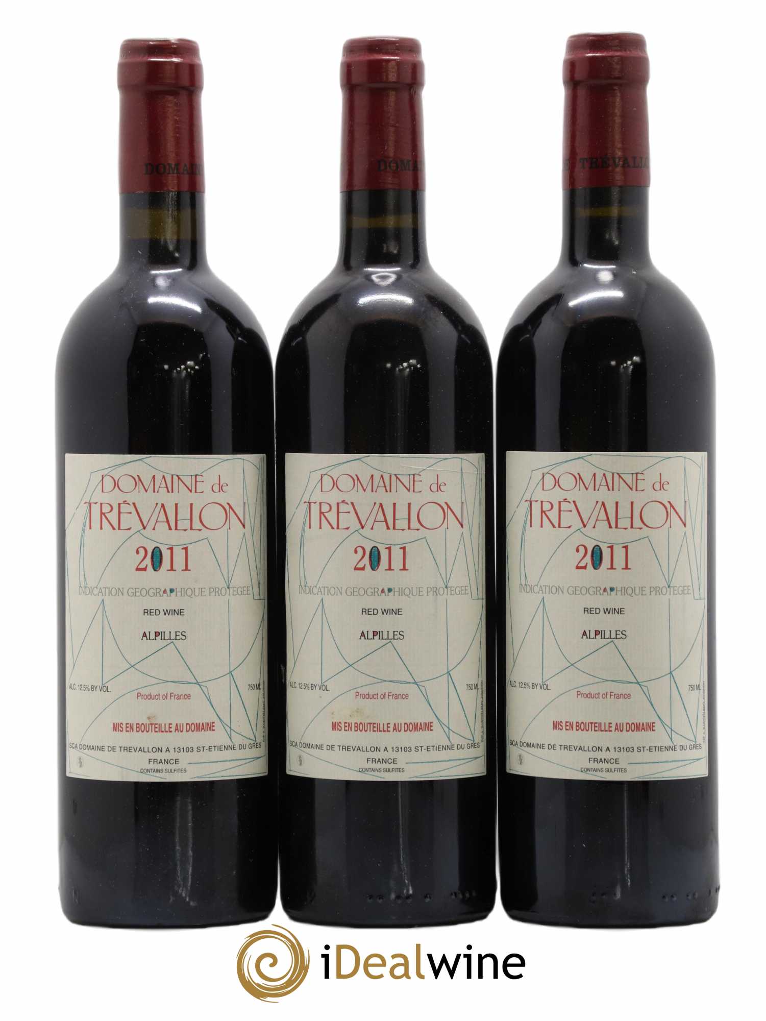 Alpilles Trévallon (Domaine de) Eloi Dürrbach 2011 - Lot de 3 bouteilles - 0