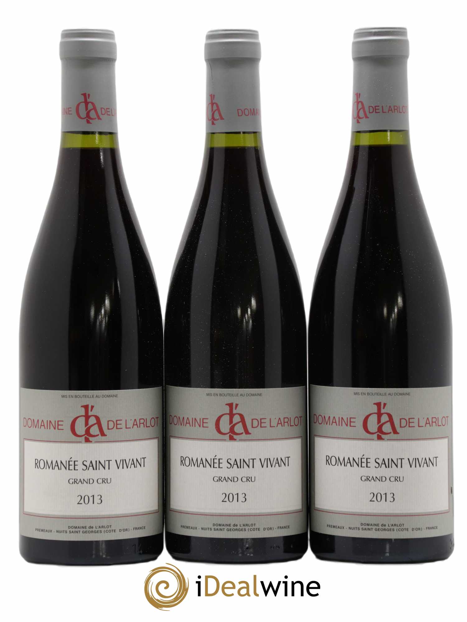 Romanée-Saint-Vivant Grand Cru Domaine de l'Arlot 2013 - Lot de 3 bouteilles - 0