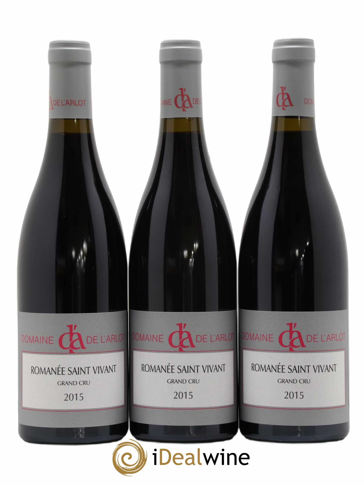Romanée-Saint-Vivant Grand Cru Domaine de l'Arlot 2015 - Lot de 3 bouteilles - 0
