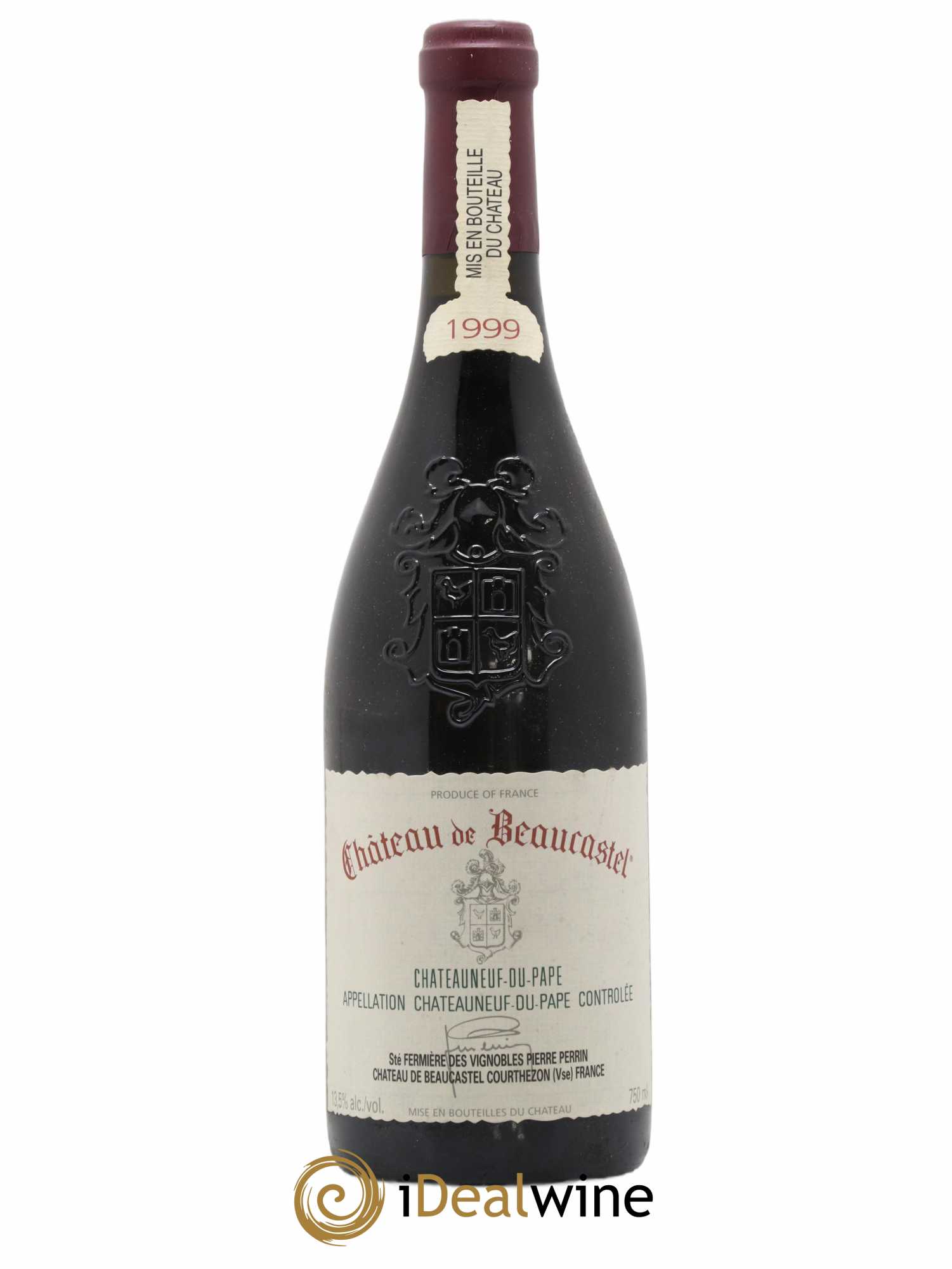 Châteauneuf-du-Pape Château de Beaucastel Famille Perrin 1999 - Lot de 1 bouteille - 0