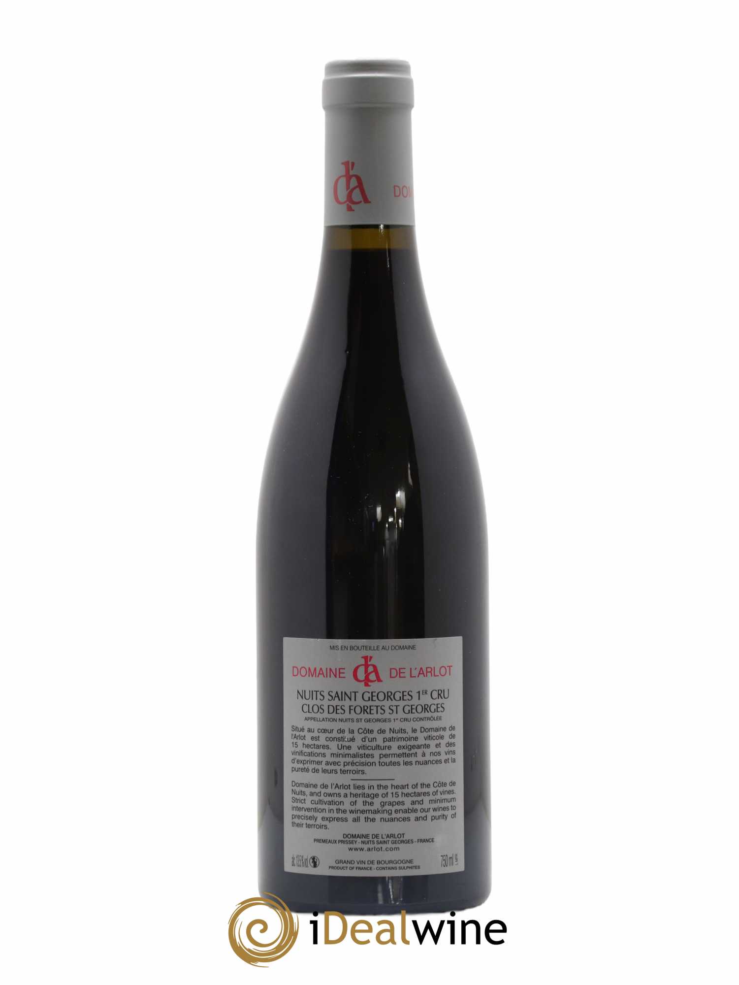 Nuits-Saint-Georges 1er Cru Clos des Forêts Saint-Georges Domaine de l'Arlot 2015 - Lot de 1 bouteille - 1