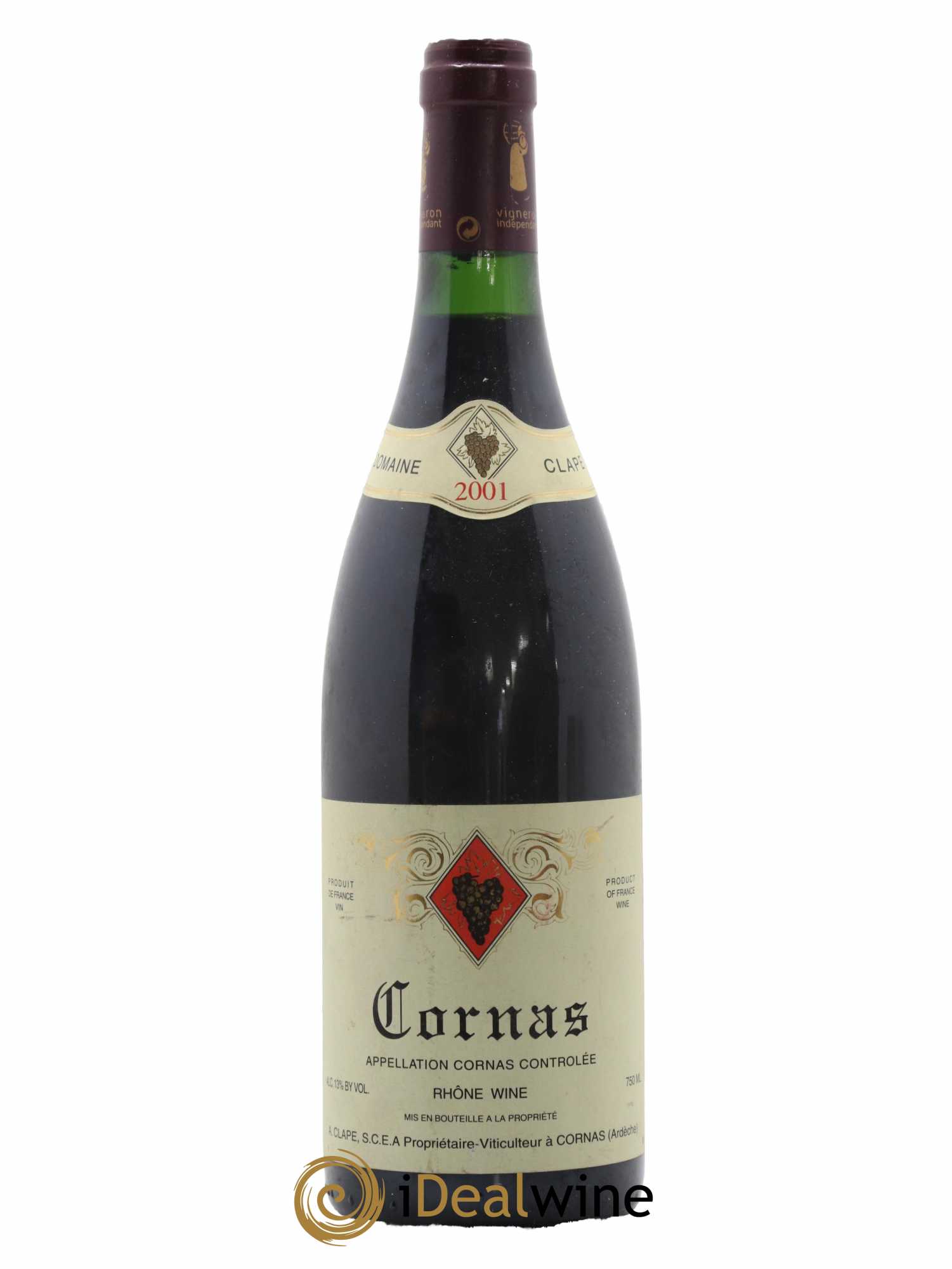 Cornas Auguste Clape 2001 - Posten von 1 Flasche - 0