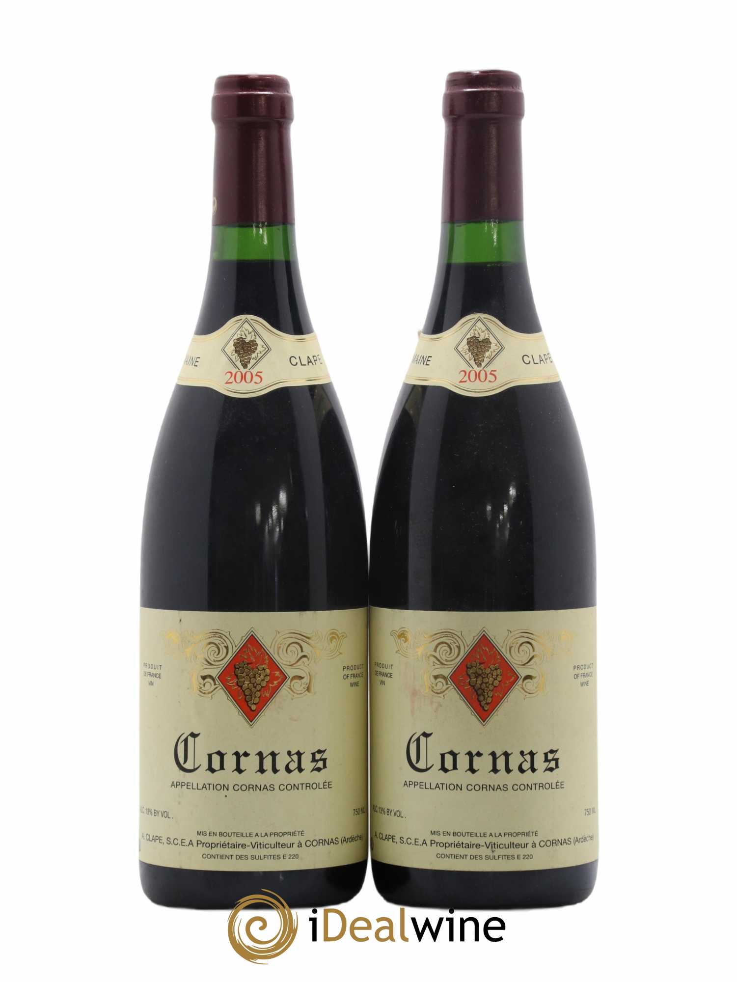 Cornas Auguste Clape 2005 - Lot de 2 bouteilles - 0