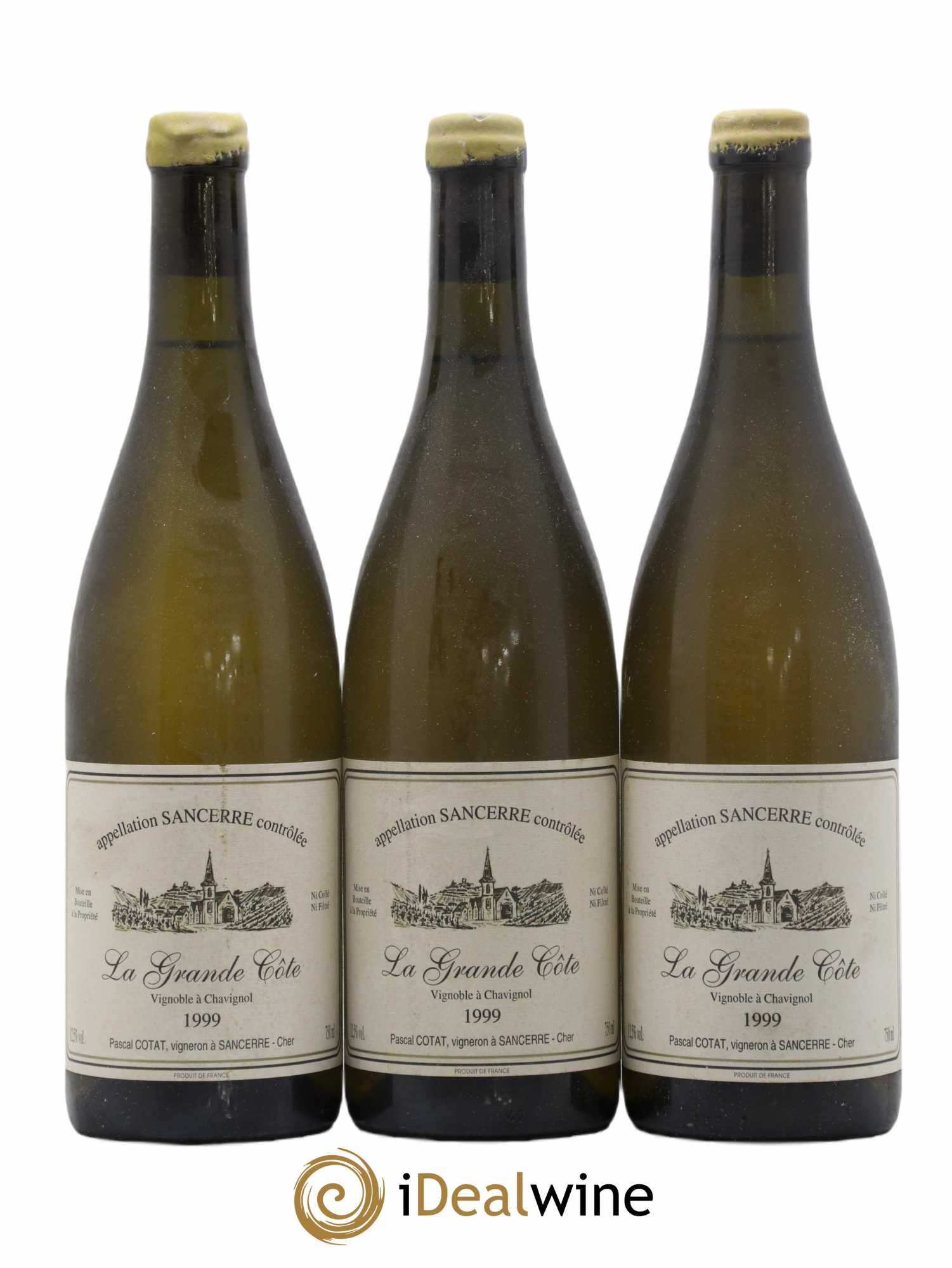 Sancerre La Grande Côte Pascal Cotat 1999 - Lot de 3 bouteilles - 0