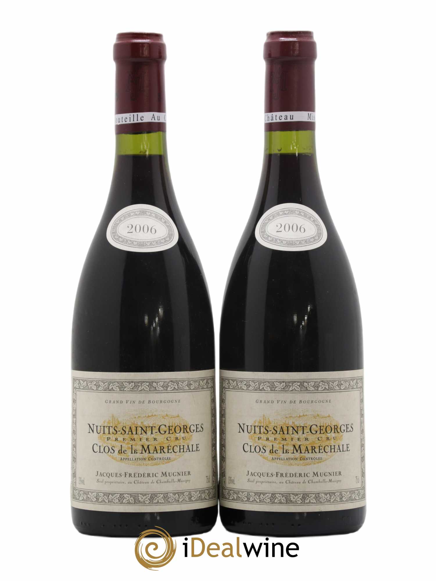Nuits-Saint-Georges 1er Cru Clos de La Maréchale Jacques-Frédéric Mugnier 2006 - Lot de 2 bouteilles - 0