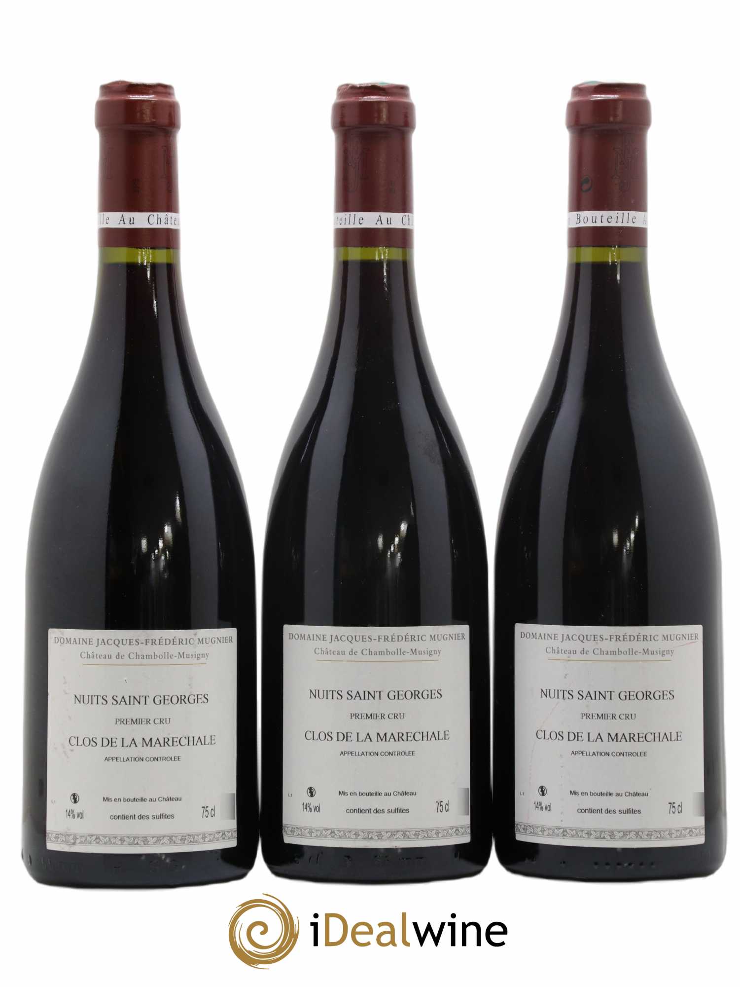 Nuits-Saint-Georges 1er Cru Clos de La Maréchale Jacques-Frédéric Mugnier 2009 - Lot de 3 bouteilles - 1