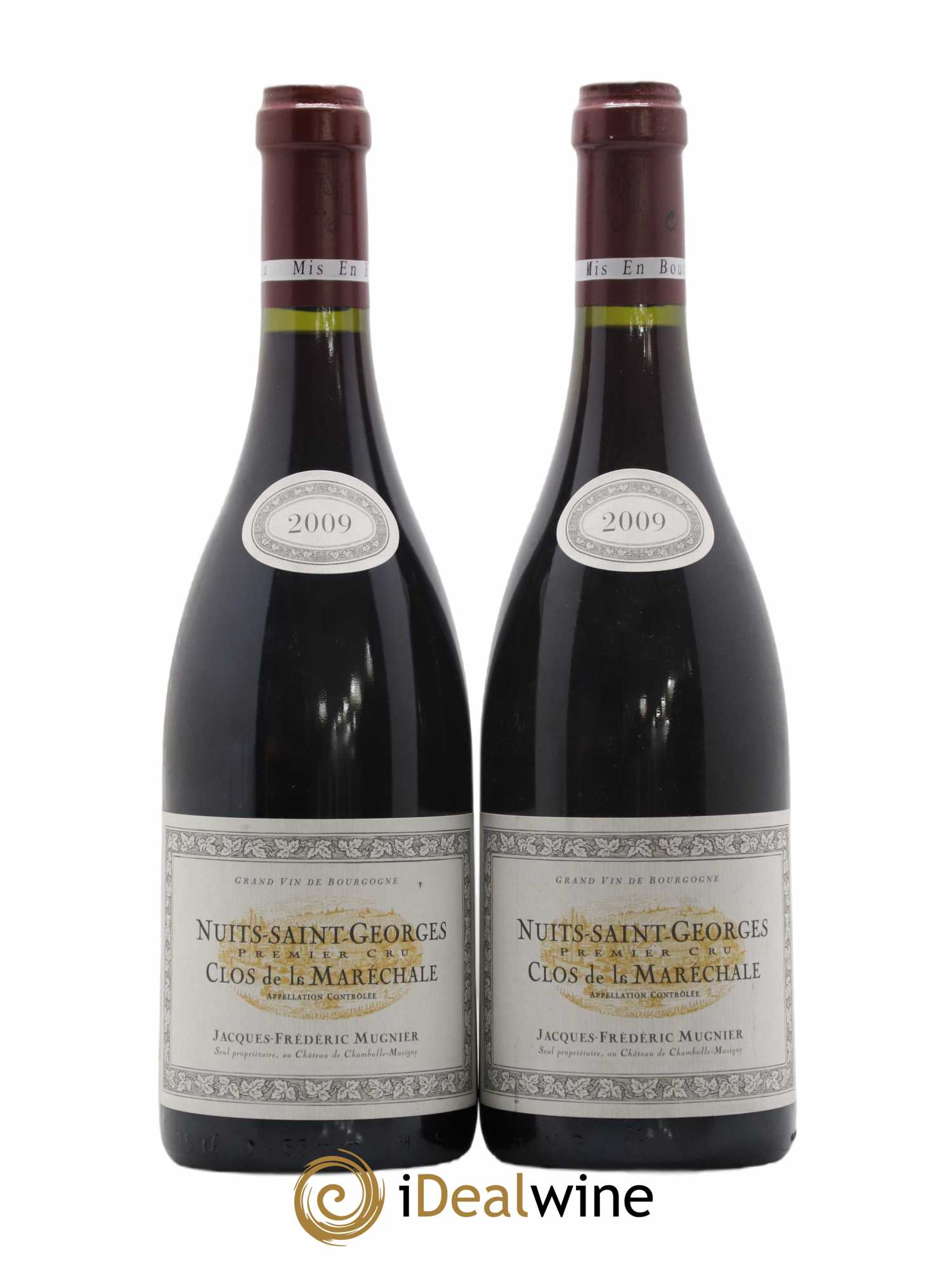 Nuits-Saint-Georges 1er Cru Clos de La Maréchale Jacques-Frédéric Mugnier 2009 - Lot de 2 bouteilles - 0