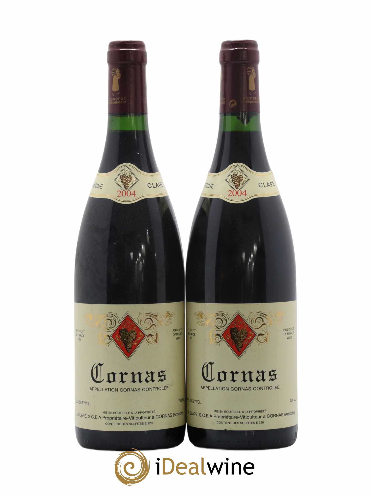 Cornas Auguste Clape 2004 - Lot de 2 bouteilles - 0