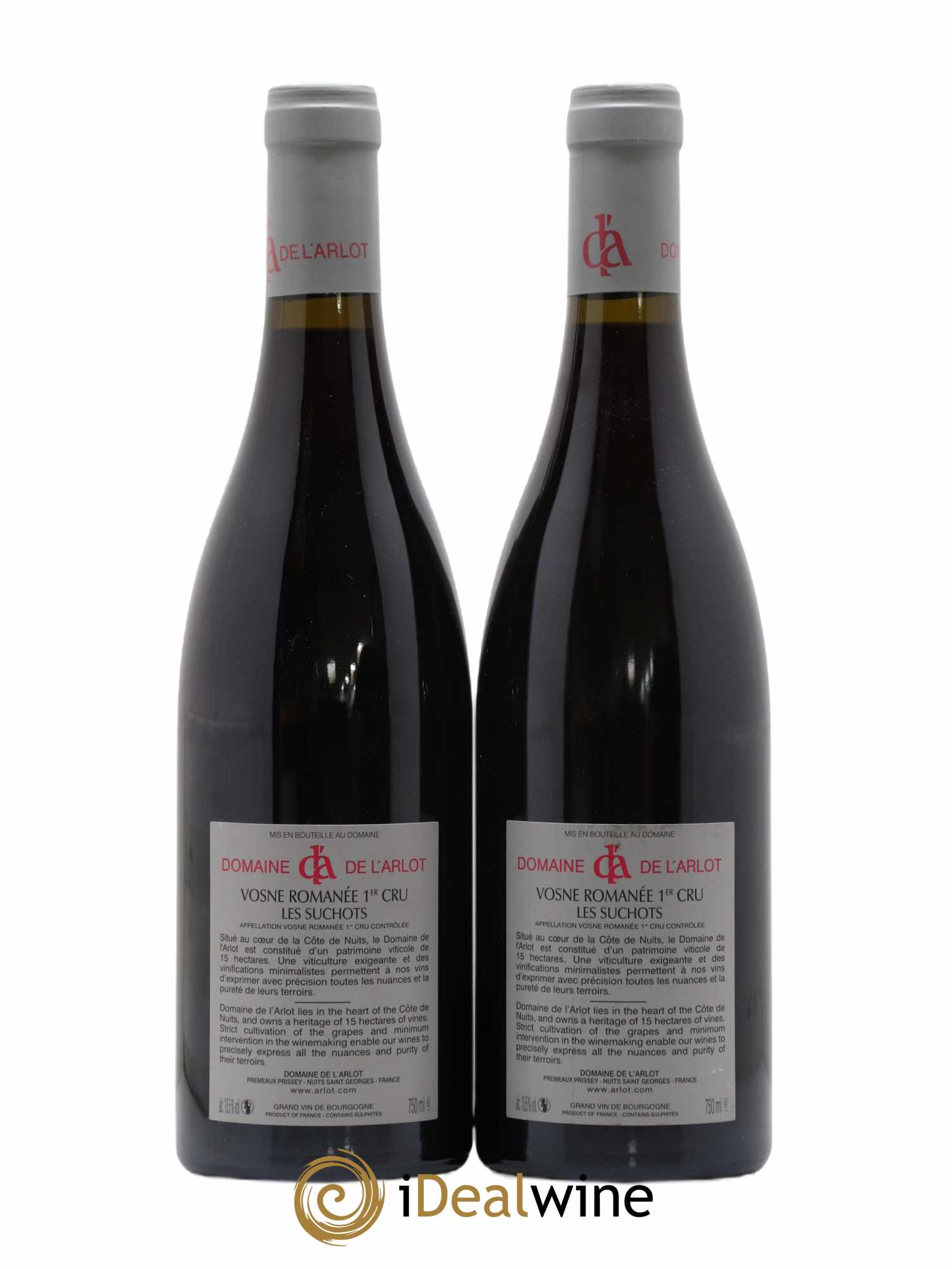 Vosne-Romanée 1er Cru Les Suchots Domaine de l'Arlot 2016 - Lot de 2 bouteilles - 1