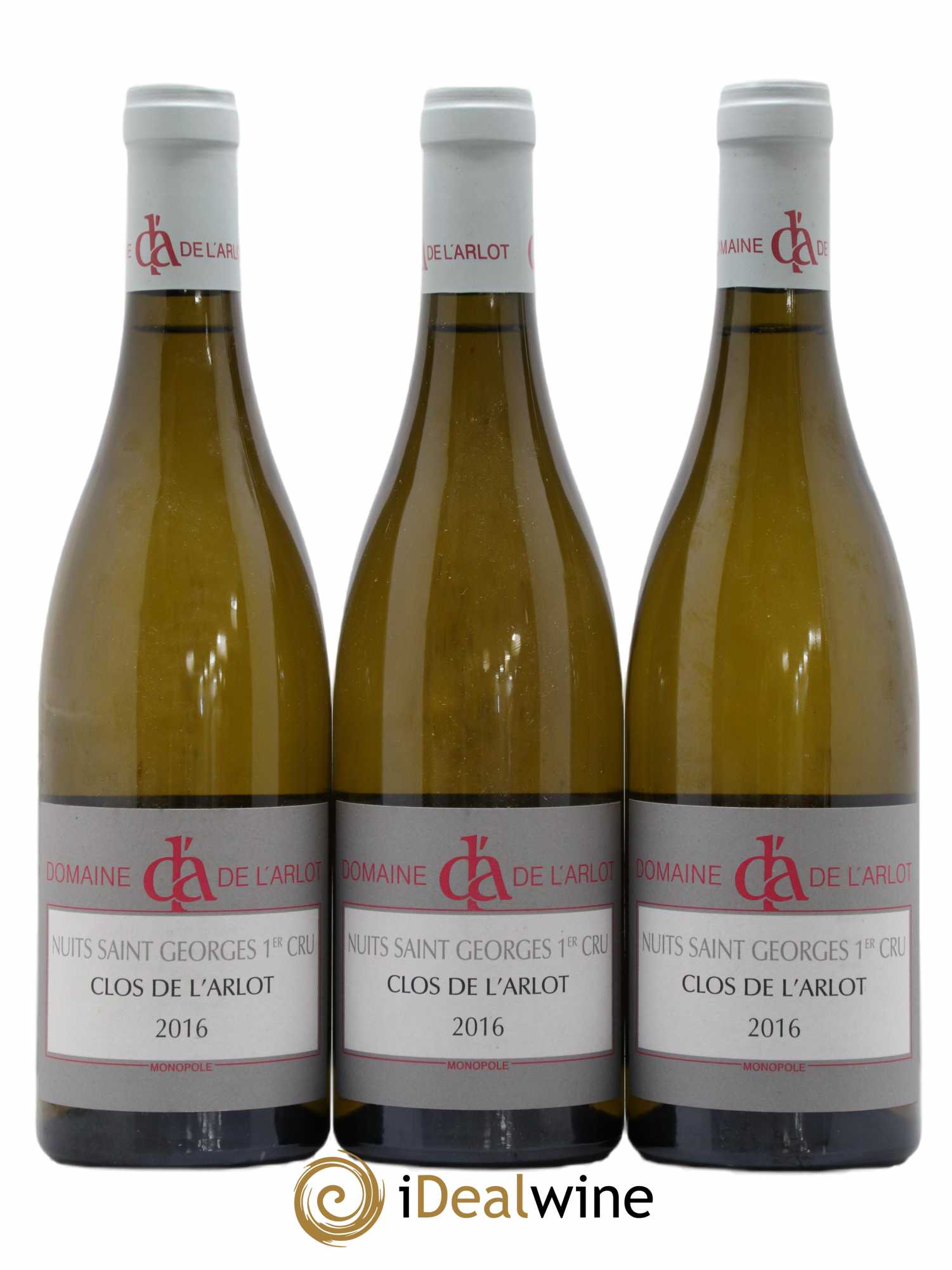 Nuits-Saint-Georges 1er Cru Clos de l'Arlot Domaine de l'Arlot 2016 - Lot de 3 bouteilles - 0