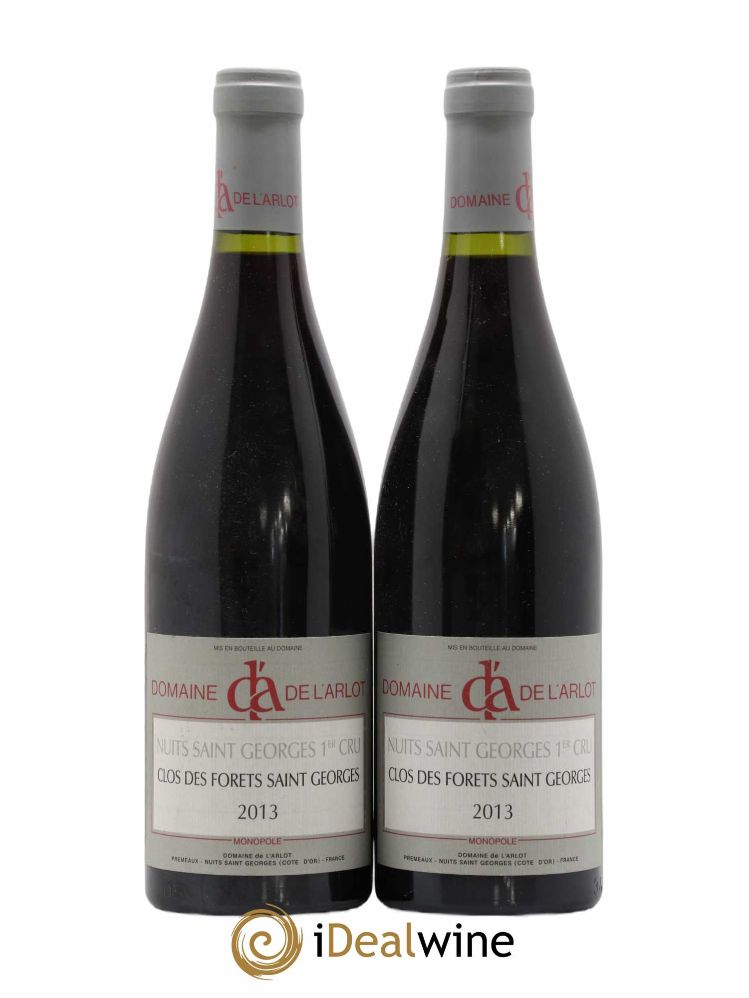Nuits-Saint-Georges 1er Cru Clos des Forêts Saint-Georges Domaine de l'Arlot 2013 - Lot of 2 bottles - 0