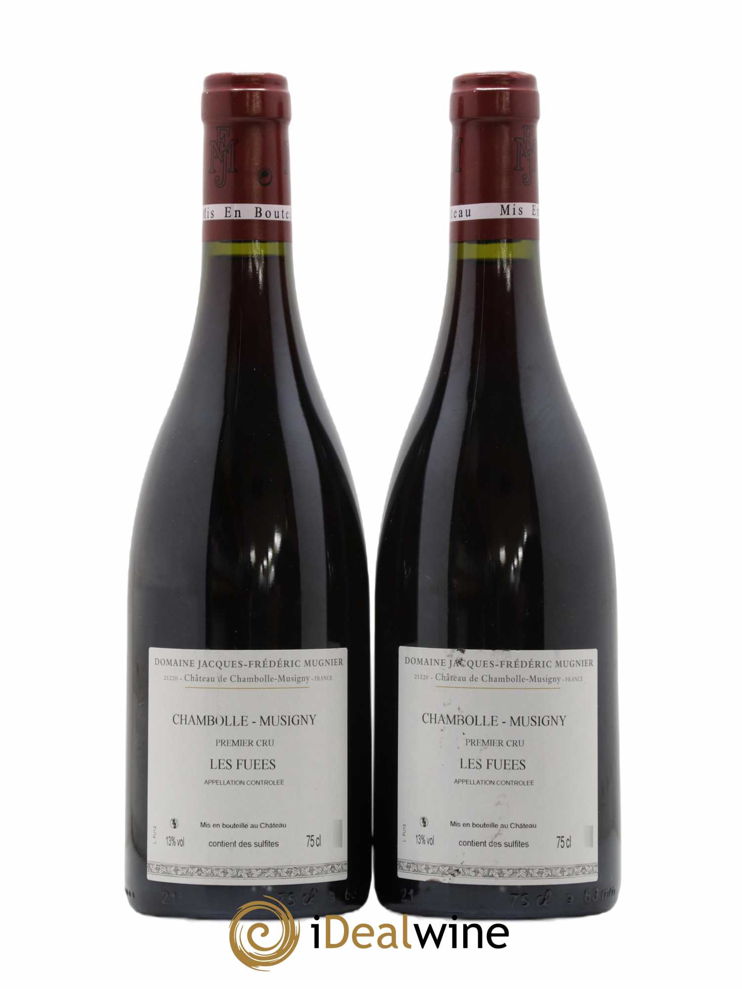 Chambolle-Musigny 1er Cru Les Fuées Jacques-Frédéric Mugnier 2012 - Lot de 2 bouteilles - 1