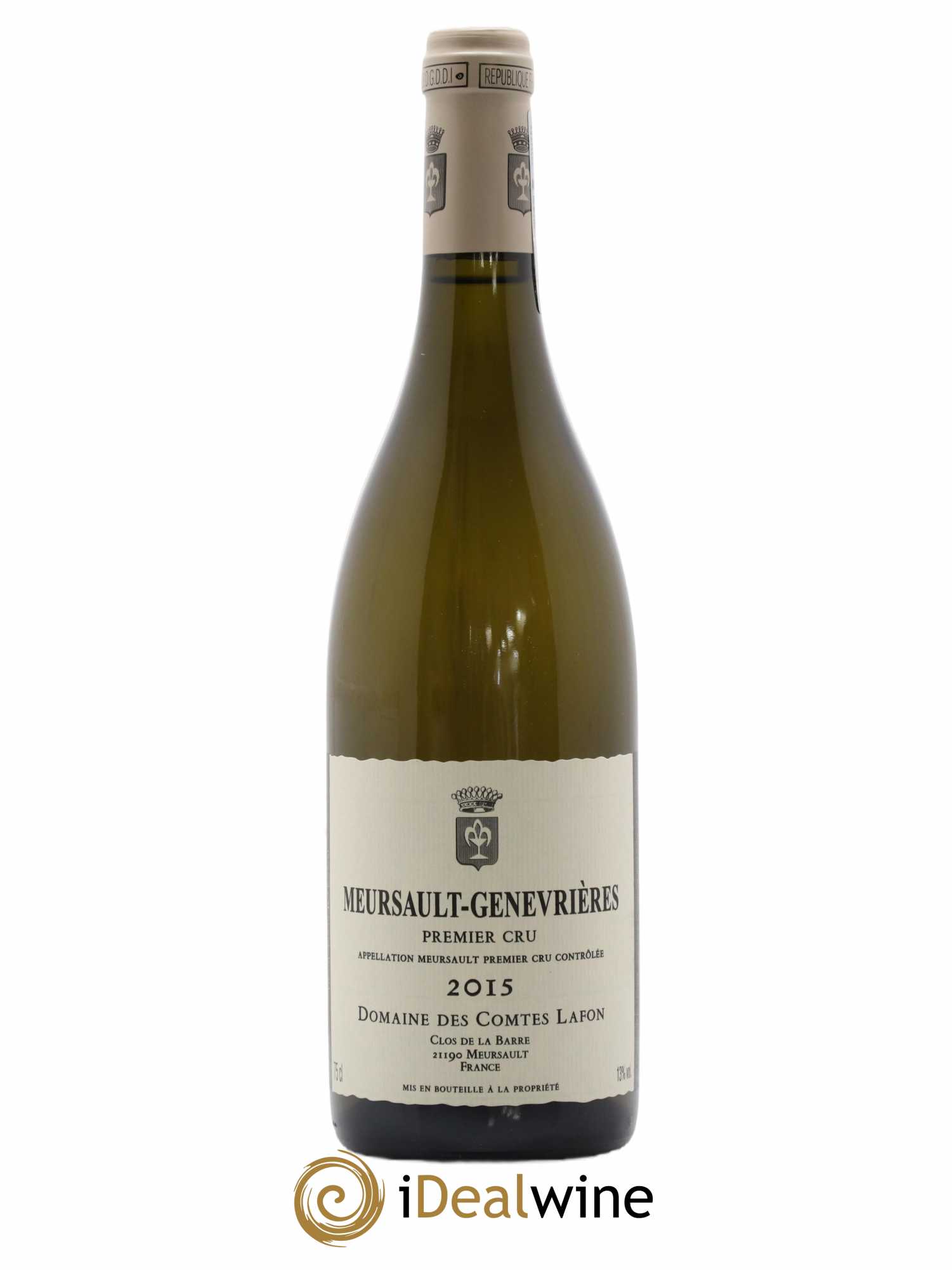 Meursault 1er Cru Genevrières Comtes Lafon (Domaine des) 2015 - Lot de 1 bouteille - 0