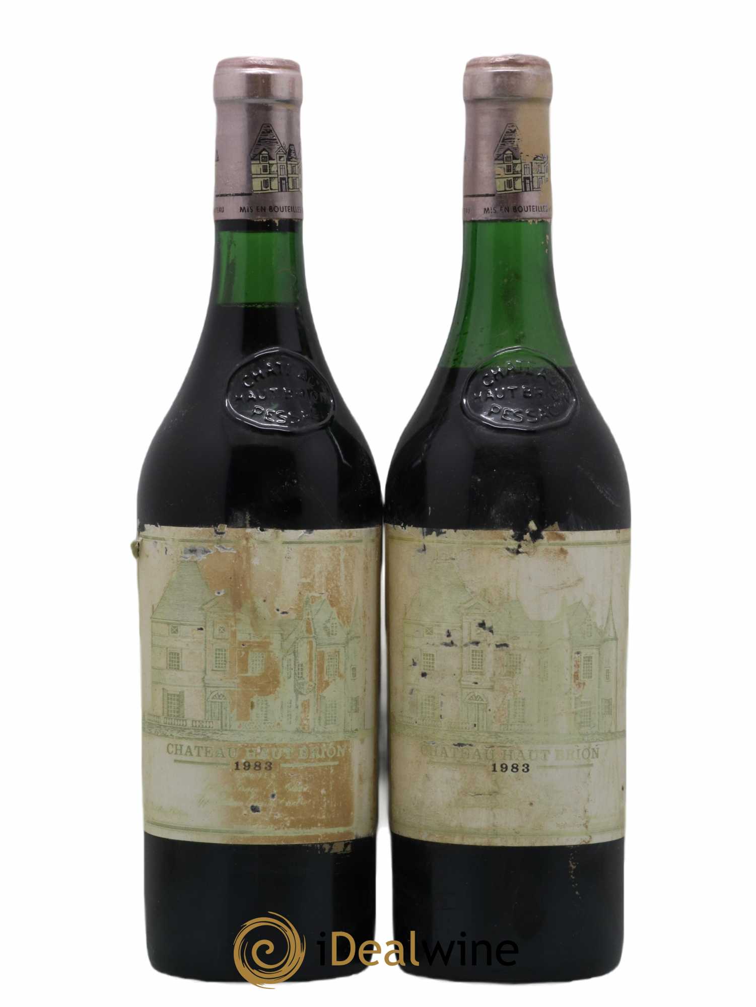 Château Haut Brion 1er Grand Cru Classé 1983 - Lot de 2 bouteilles - 0