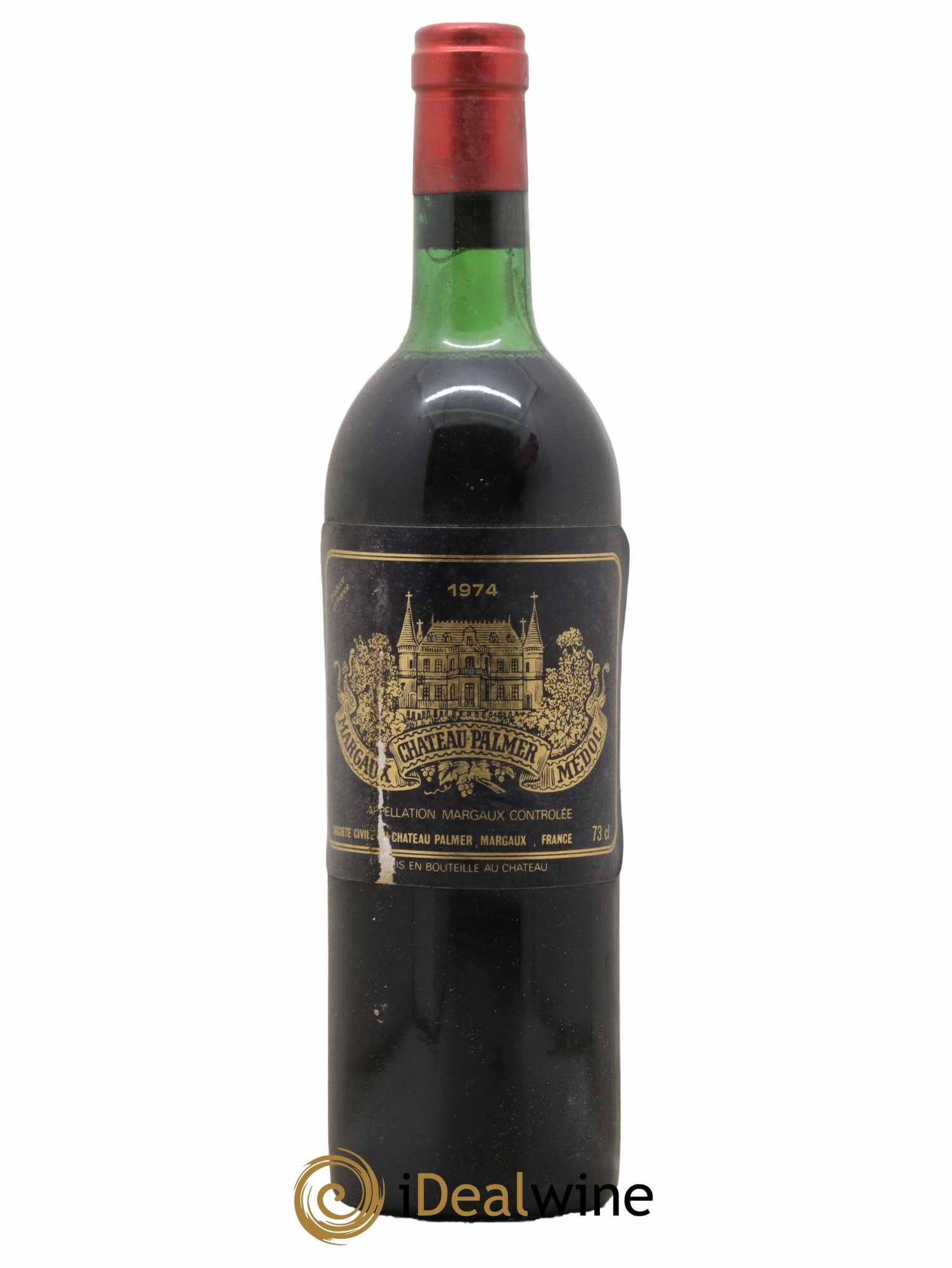 Château Palmer 3ème Grand Cru Classé 1974 - Lot de 1 bouteille - 0