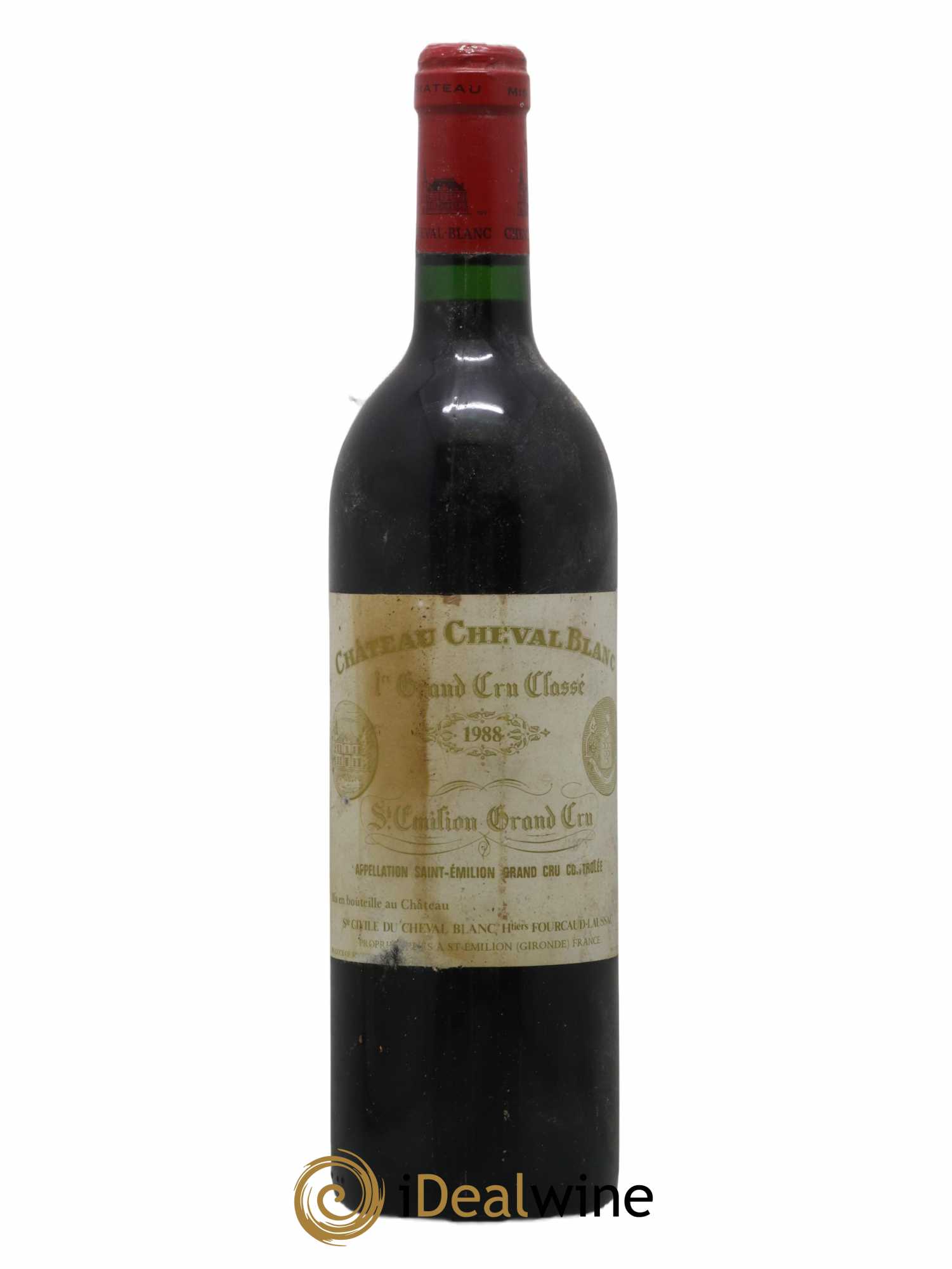 Château Cheval Blanc 1er Grand Cru Classé A 1988 - Lot de 1 bouteille - 0