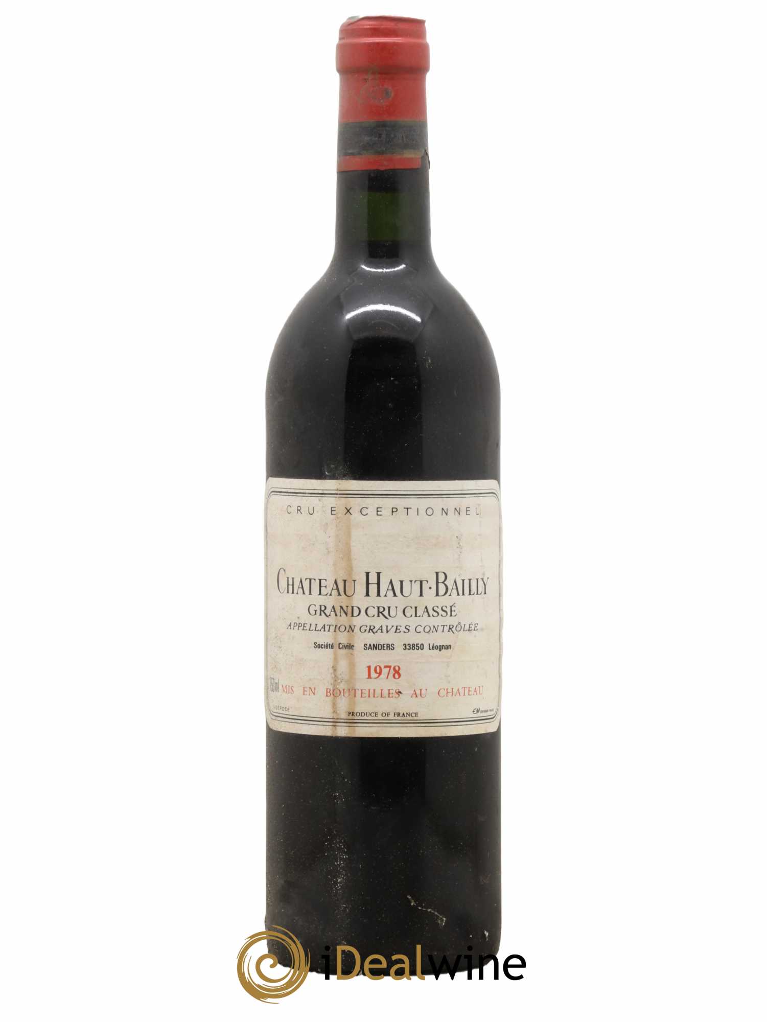 Château Haut-Bailly Cru Classé de Graves 1978 - Lot de 1 bouteille - 0
