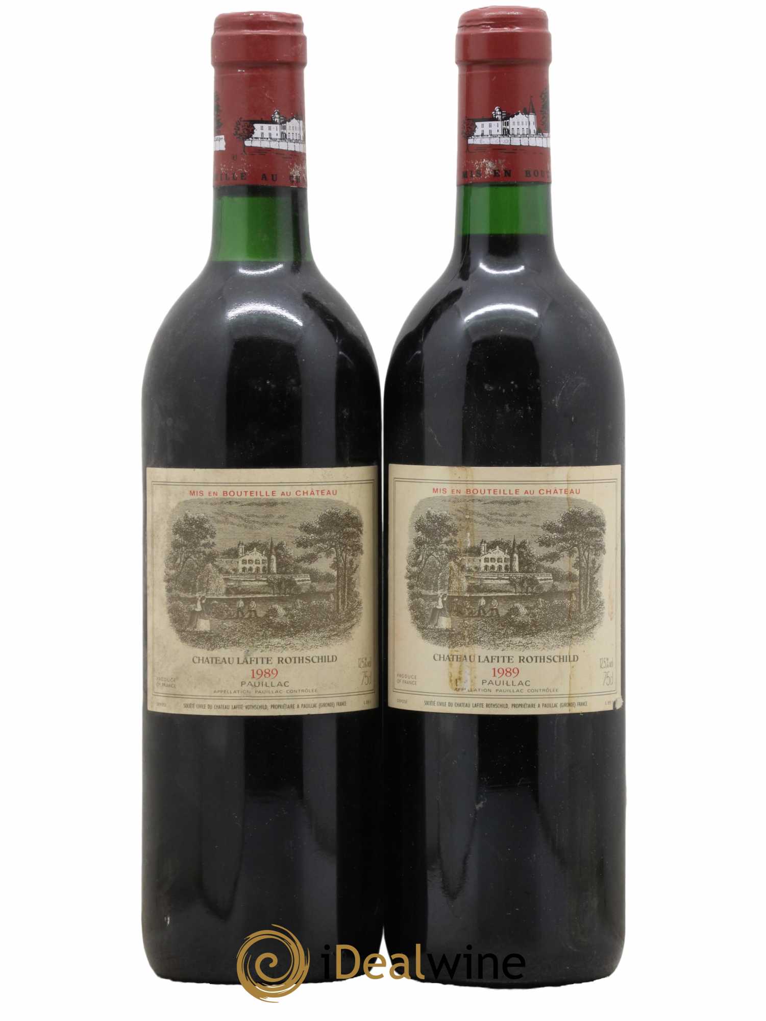 Château Lafite Rothschild 1er Grand Cru Classé 1989 - Lot de 2 bouteilles - 0