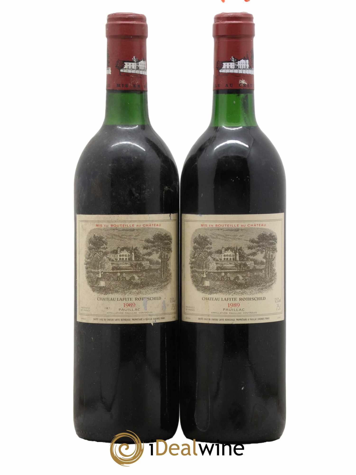 Château Lafite Rothschild 1er Grand Cru Classé 1989 - Lot de 2 bouteilles - 0