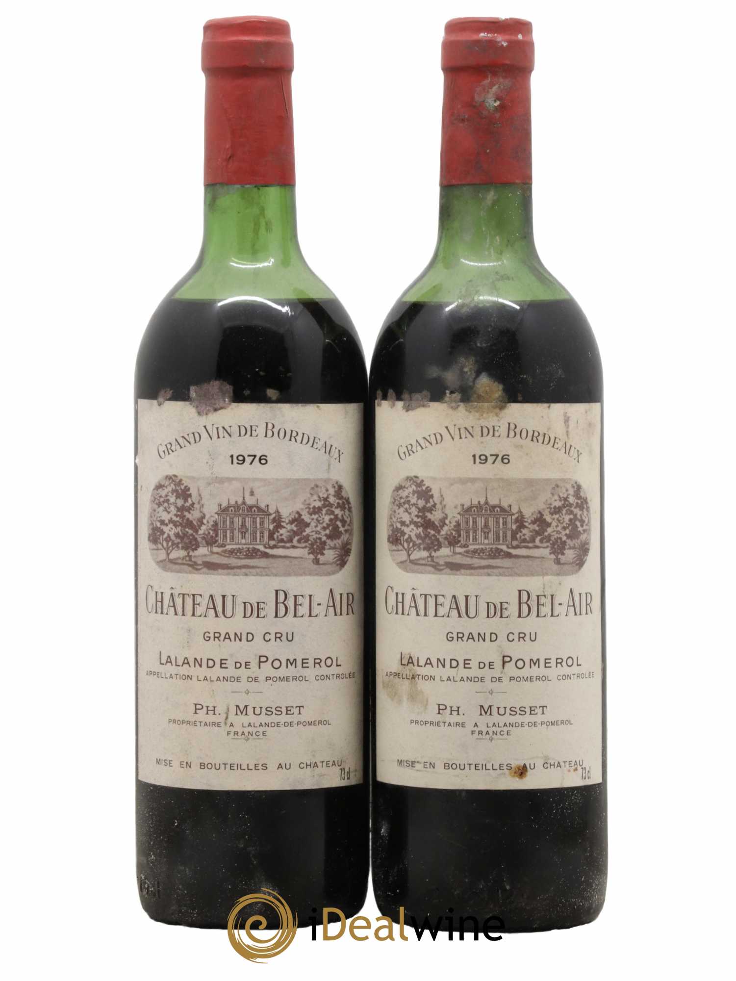 Château de Bel-Air 1976 - Lot de 2 bouteilles - 0