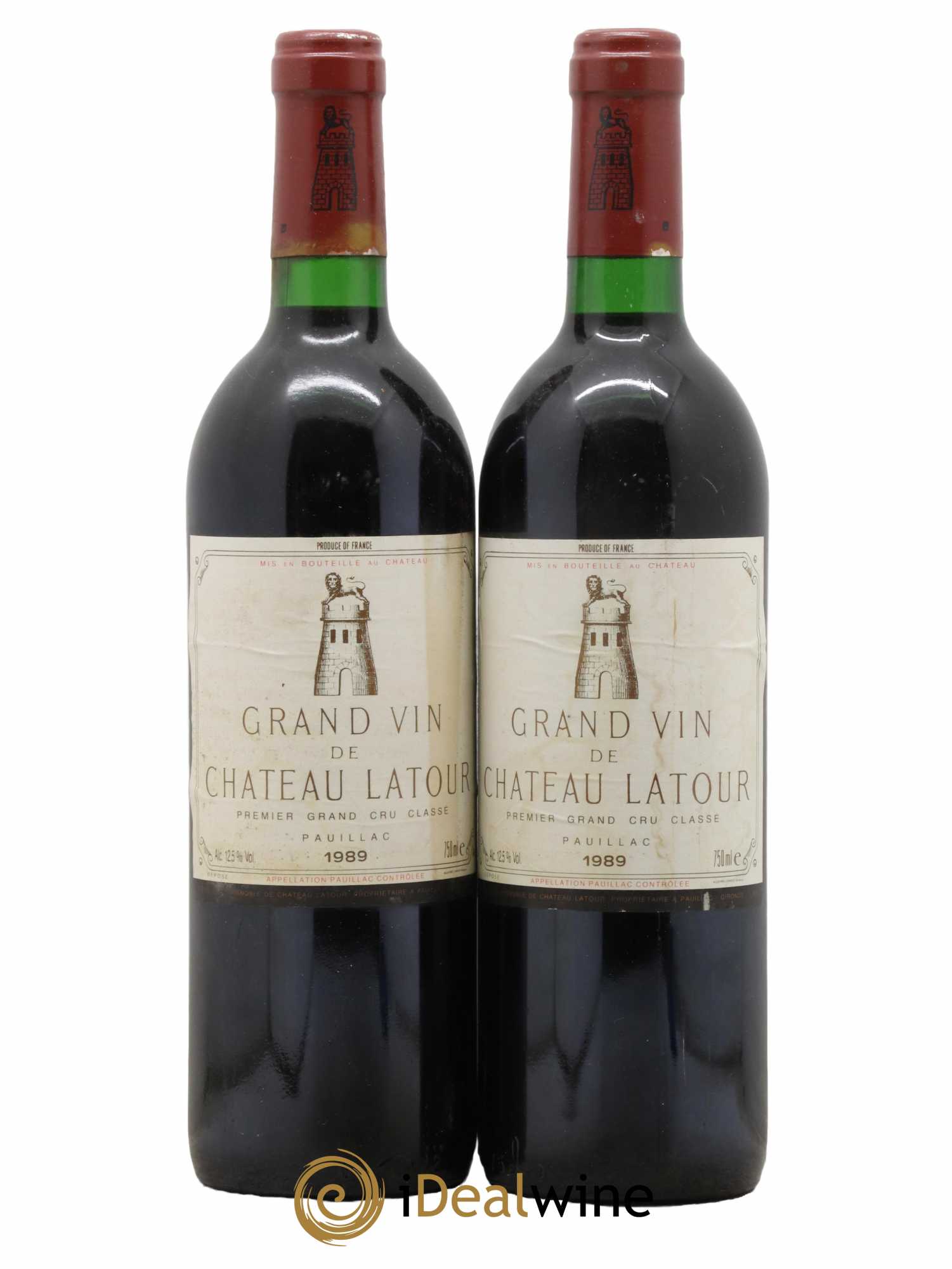 Château Latour 1er Grand Cru Classé 1989 - Lot de 2 bouteilles - 0