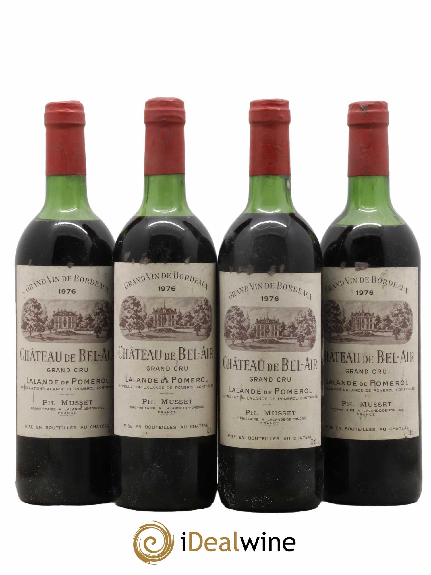 Château de Bel-Air 1976 - Lot de 4 bouteilles - 0