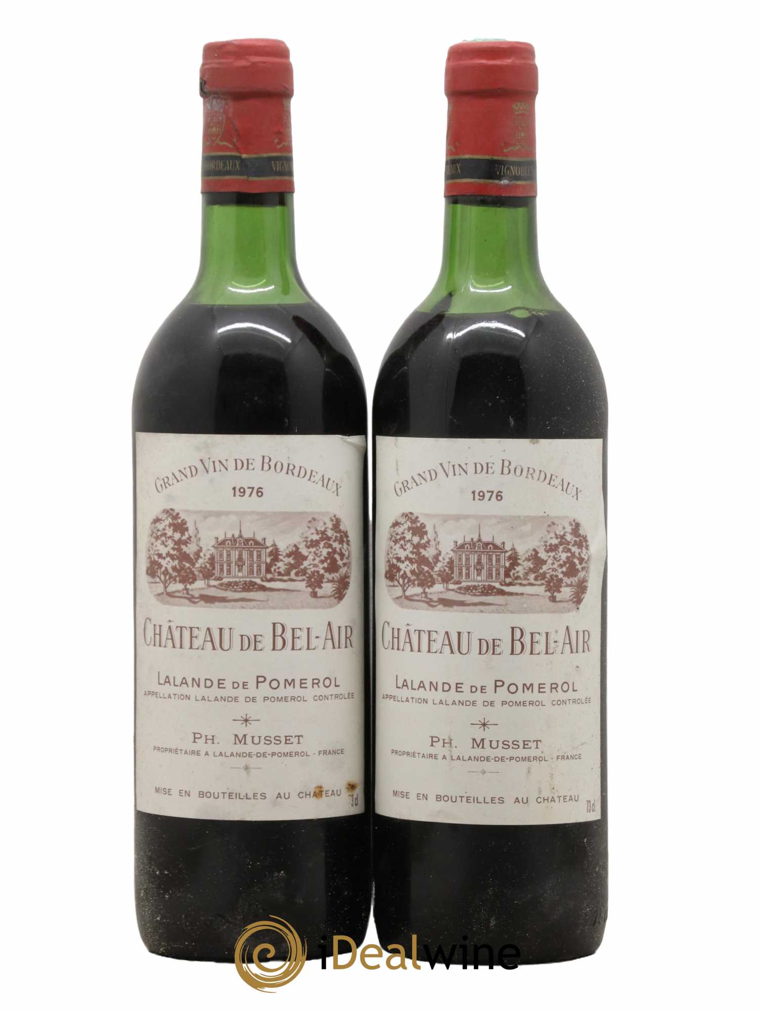 Château de Bel-Air 1976 - Lot de 2 bouteilles - 0