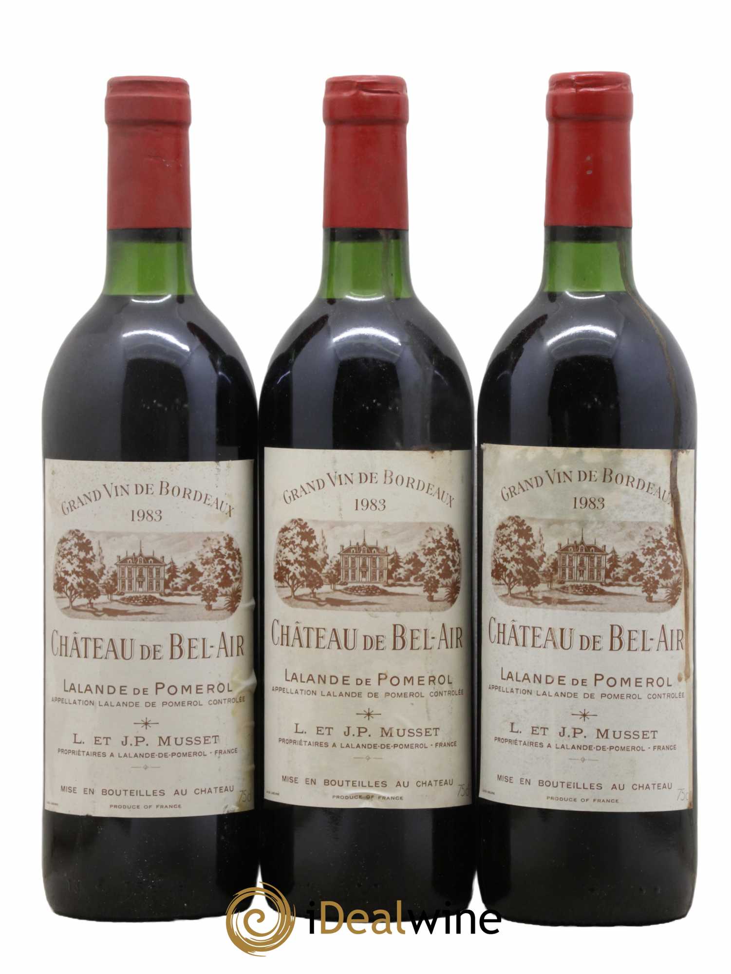 Château de Bel-Air 1983 - Lot de 3 bouteilles - 0