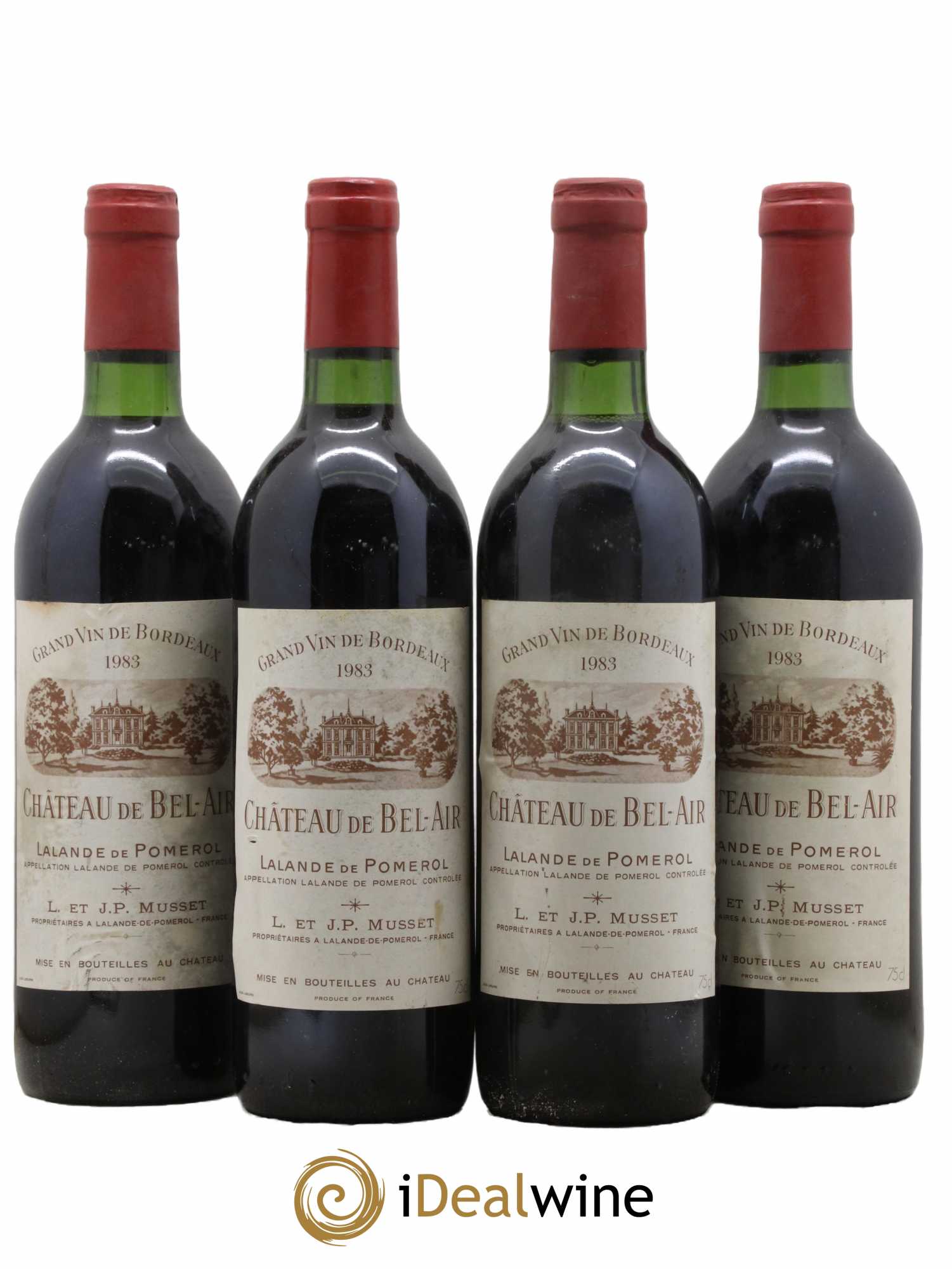 Château de Bel-Air 1983 - Lot de 4 bouteilles - 0