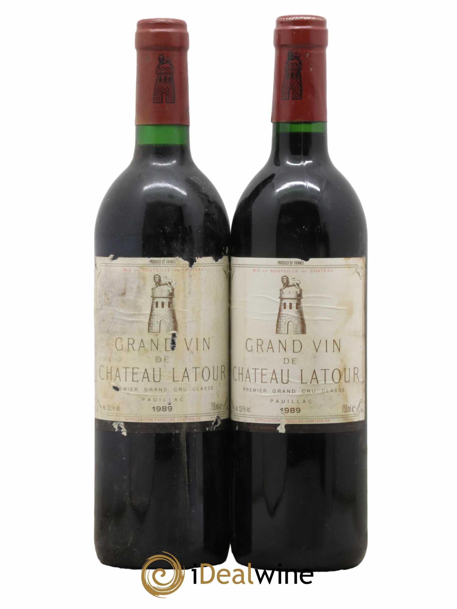 Château Latour 1er Grand Cru Classé 1989 - Lot de 2 bouteilles - 0