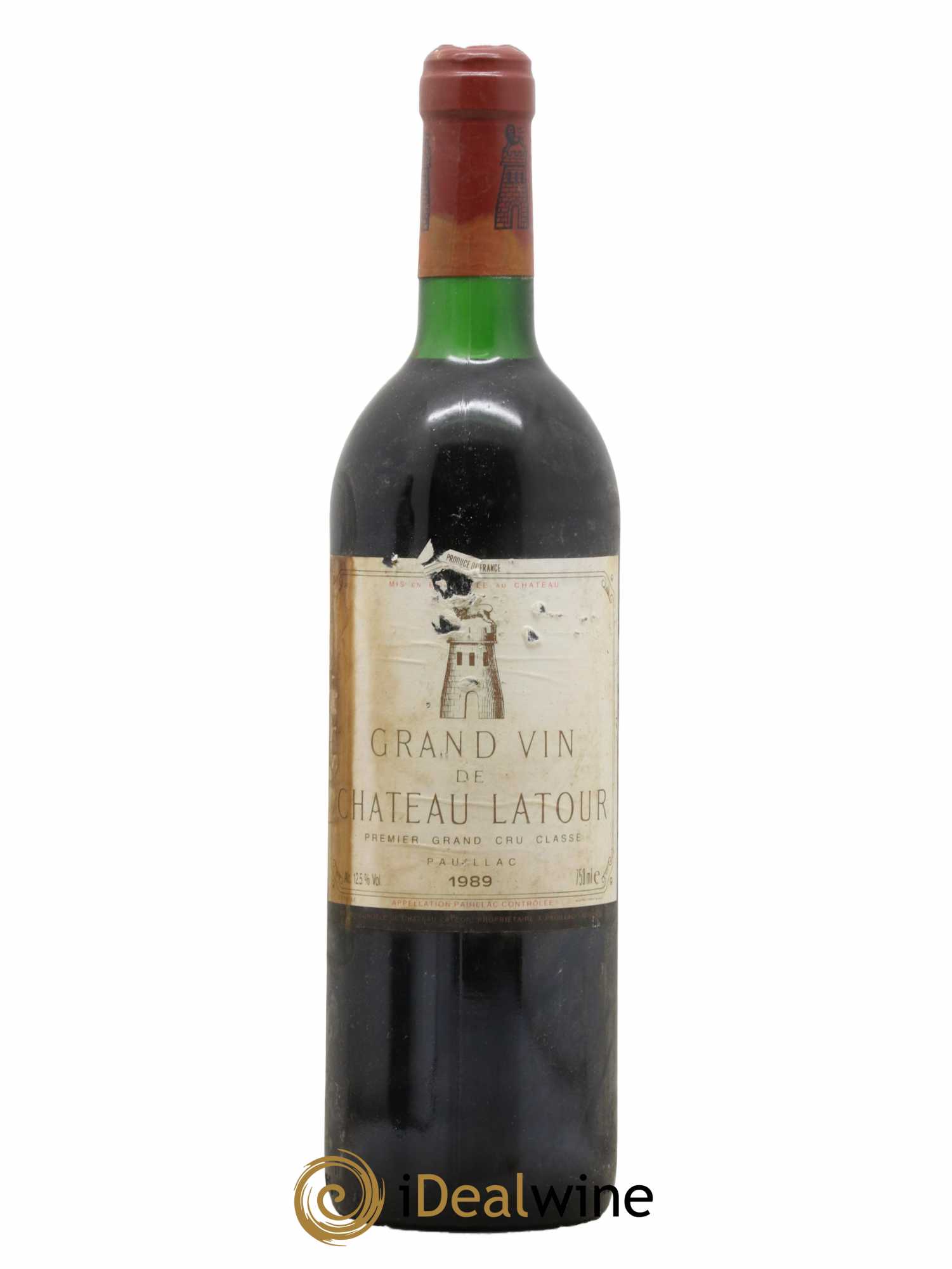 Château Latour 1er Grand Cru Classé 1989 - Lot de 1 bouteille - 0