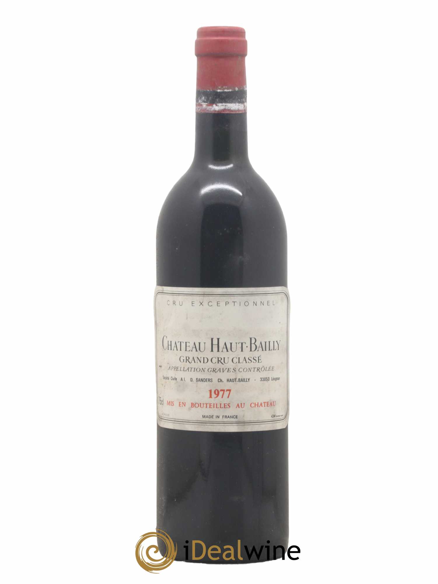 Château Haut-Bailly Cru Classé de Graves 1977 - Lot de 1 bouteille - 0