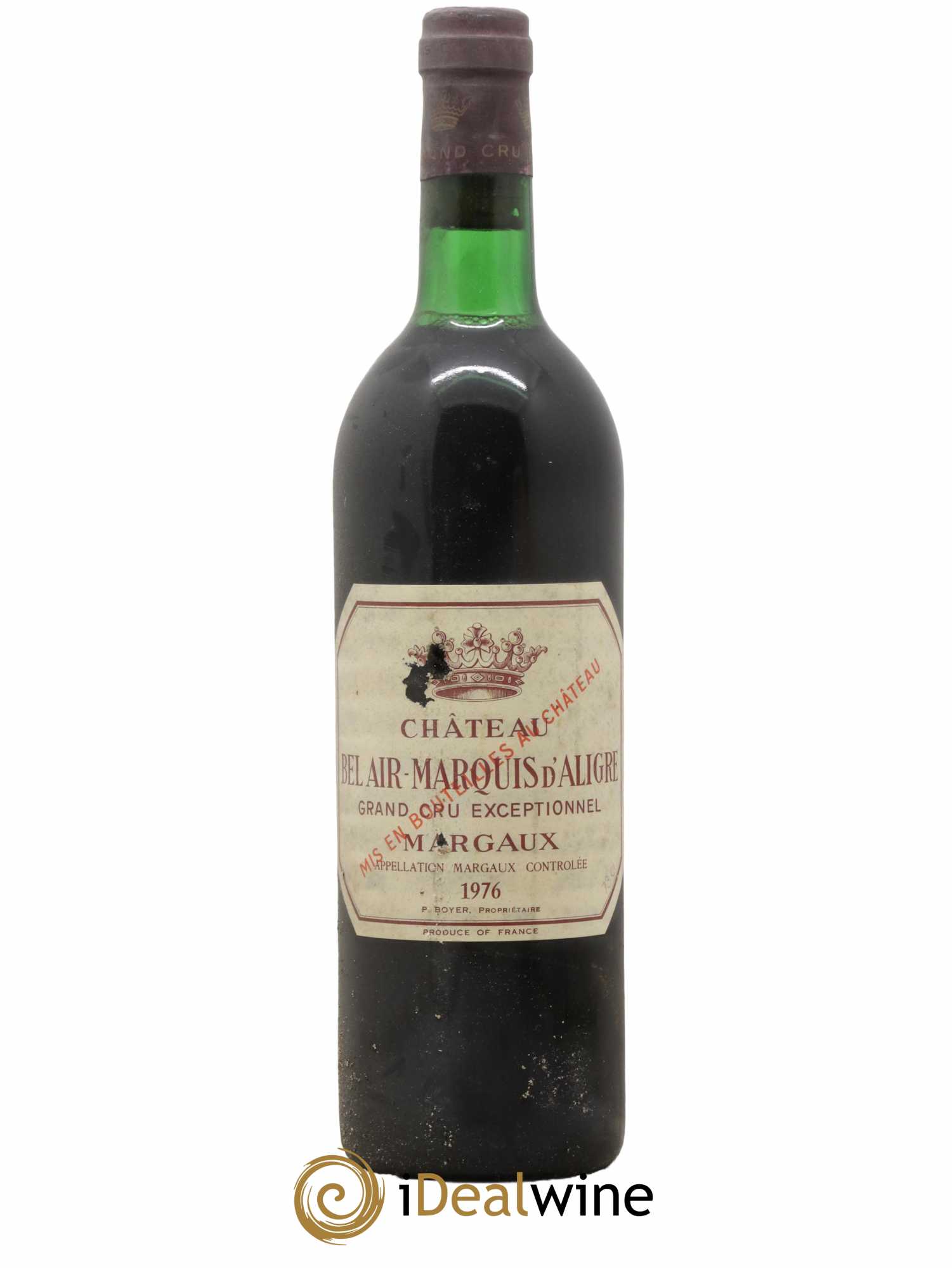 Château Bel Air Marquis d'Aligre 1976 - Lot de 1 bouteille - 0
