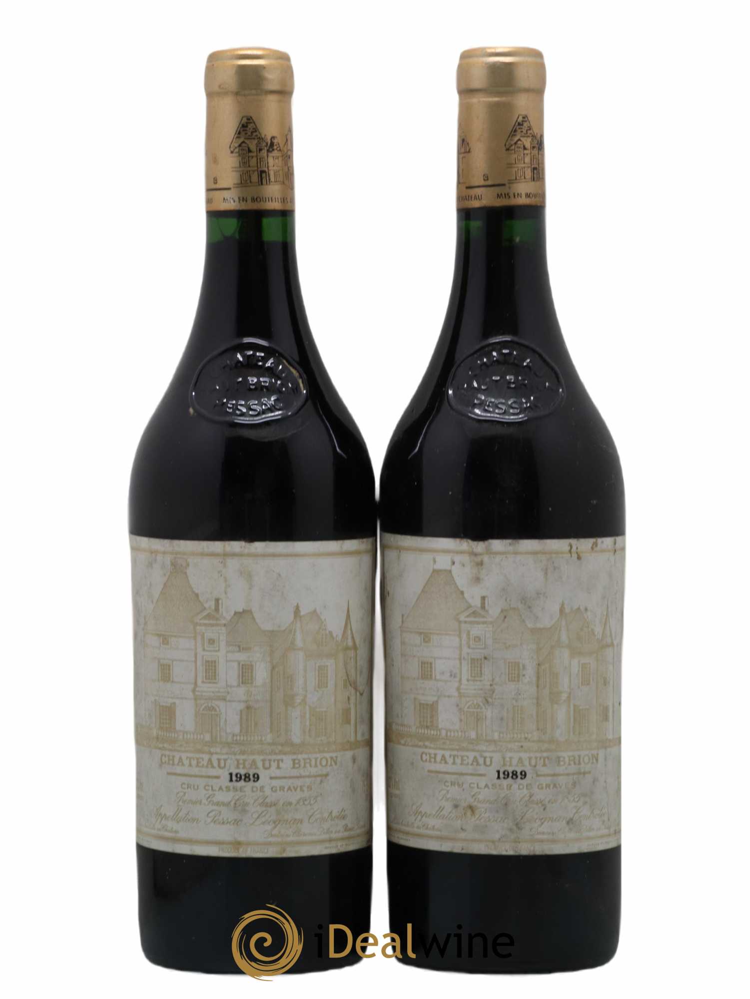 Château Haut Brion 1er Grand Cru Classé 1989 - Lot de 2 bouteilles - 0