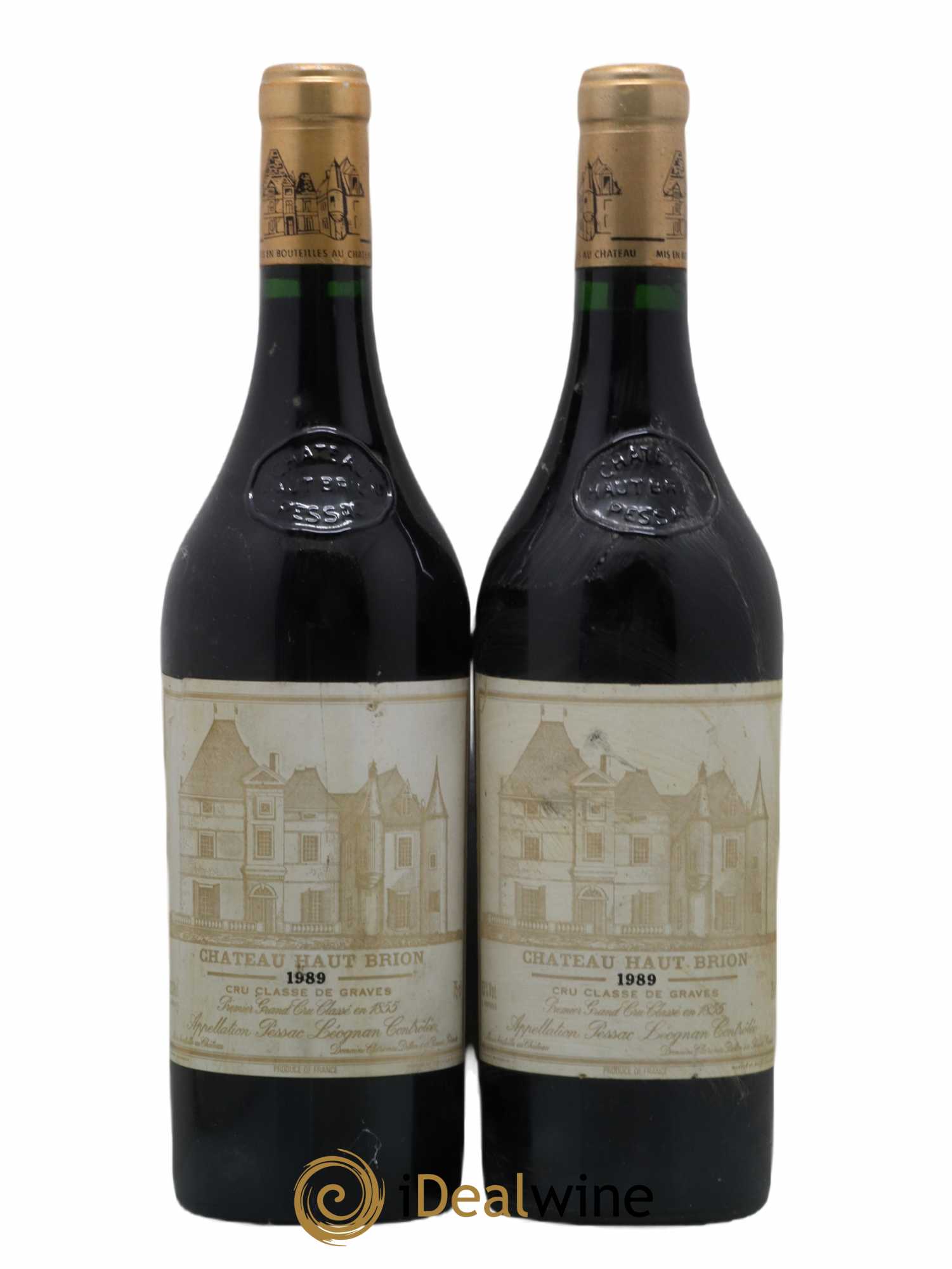 Château Haut Brion 1er Grand Cru Classé 1989 - Lot de 2 bouteilles - 0