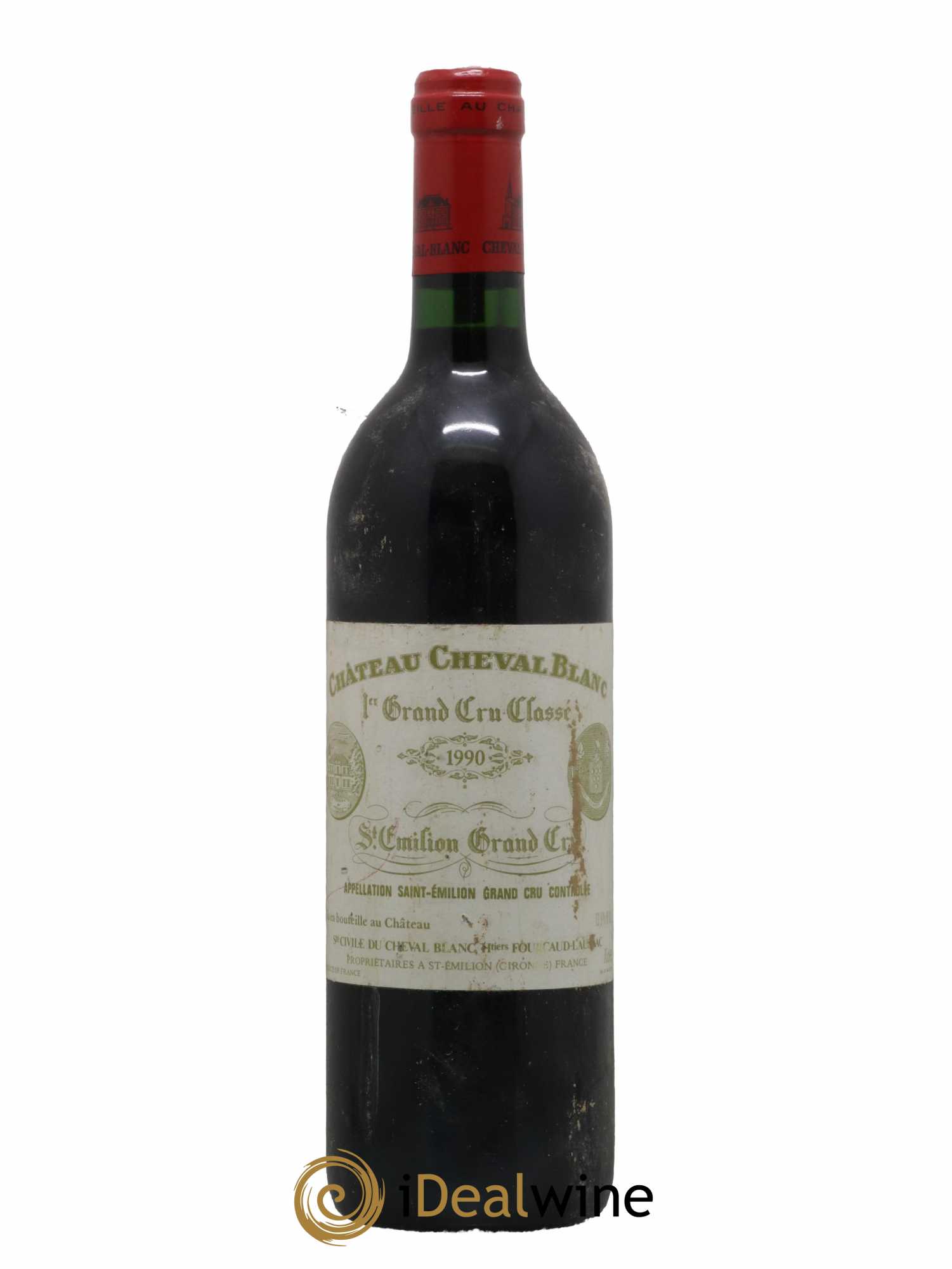 Château Cheval Blanc 1er Grand Cru Classé A 1990 - Lot de 1 bouteille - 0