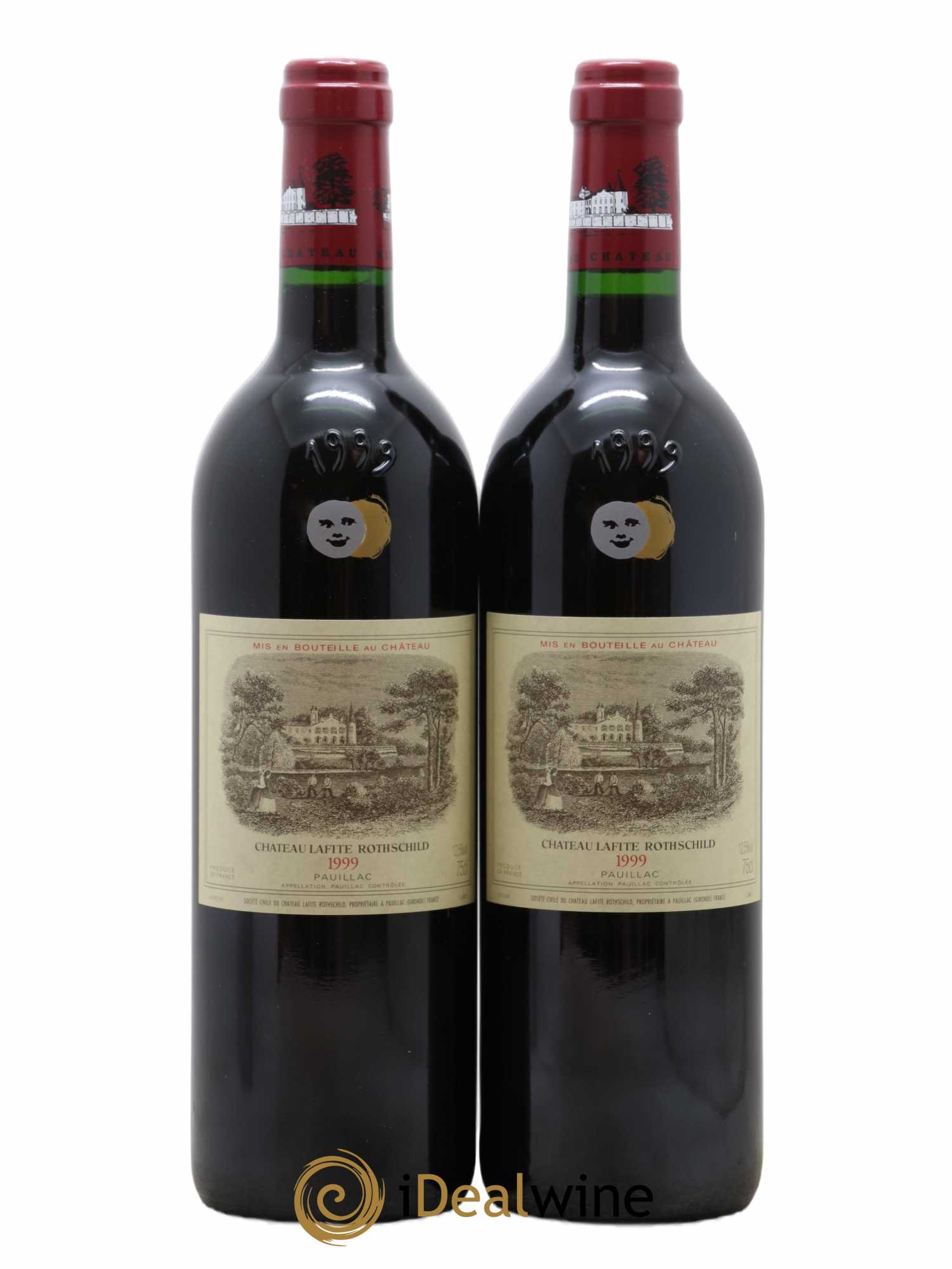 Château Lafite Rothschild 1er Grand Cru Classé 1999 - Lot de 2 bouteilles - 0