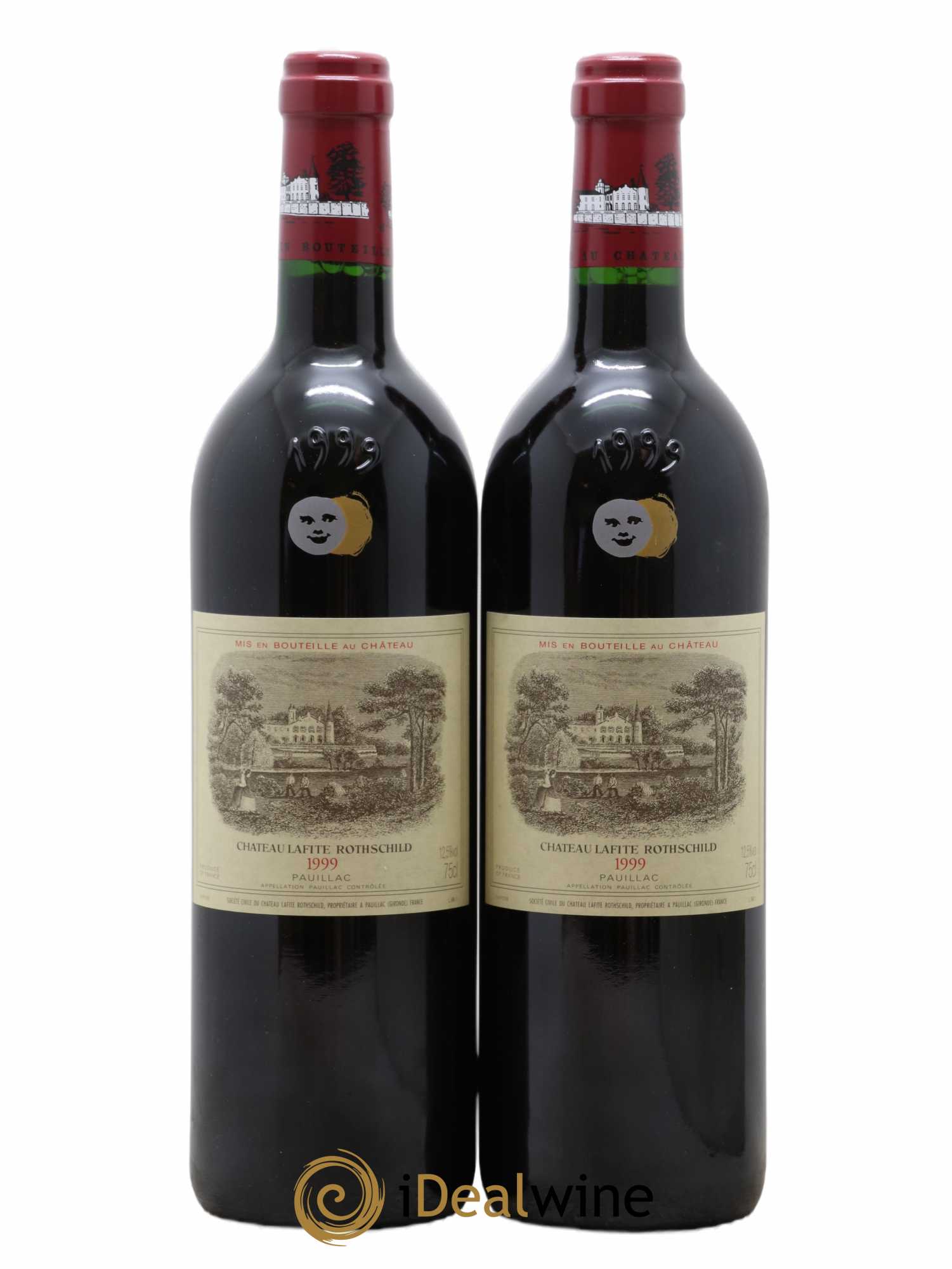 Château Lafite Rothschild 1er Grand Cru Classé 1999 - Lot de 2 bouteilles - 0