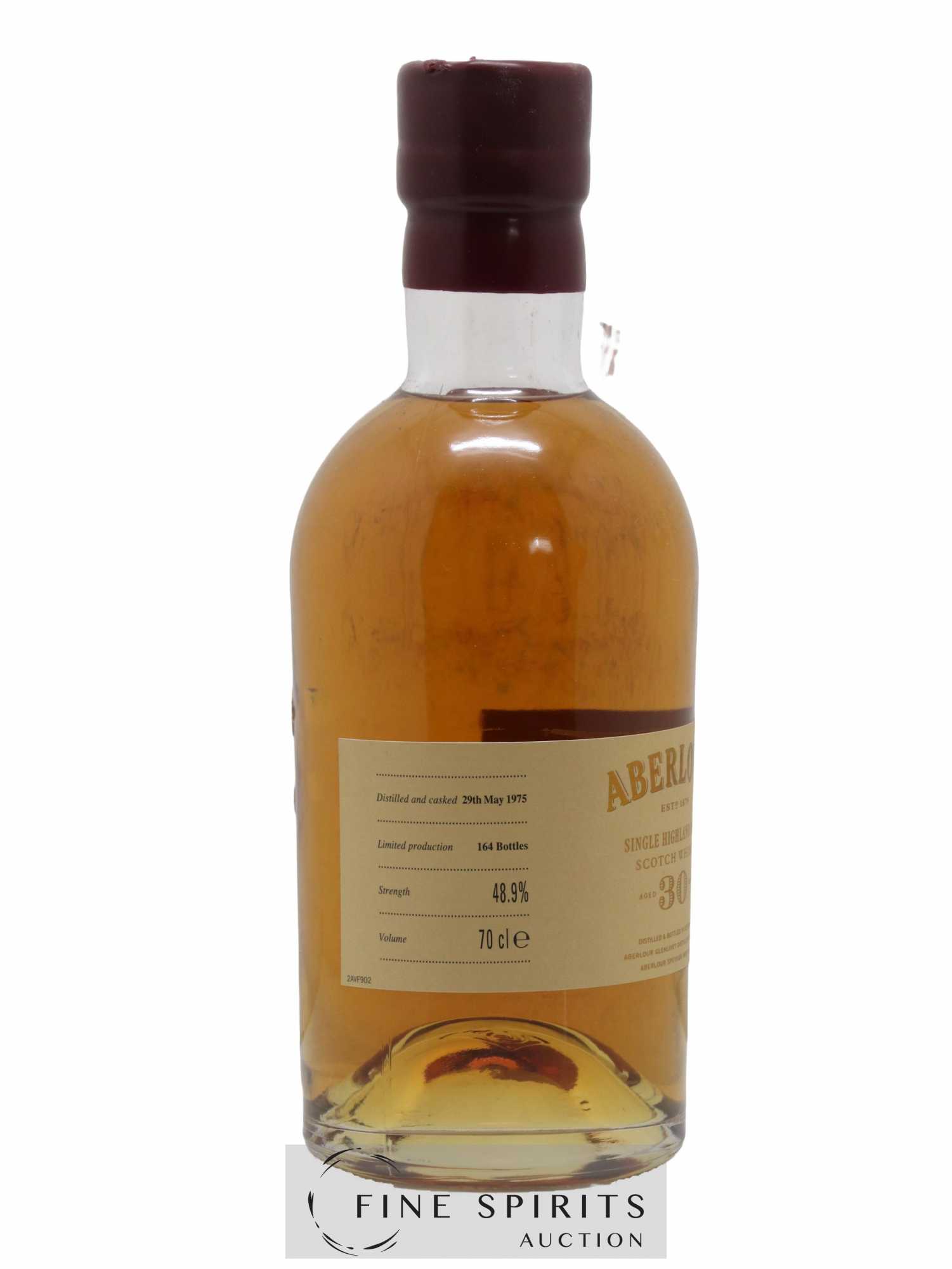 Aberlour 30 years 1975 Of. Cask n°4577 - One of 164 - Lot de 1 bouteille - 2